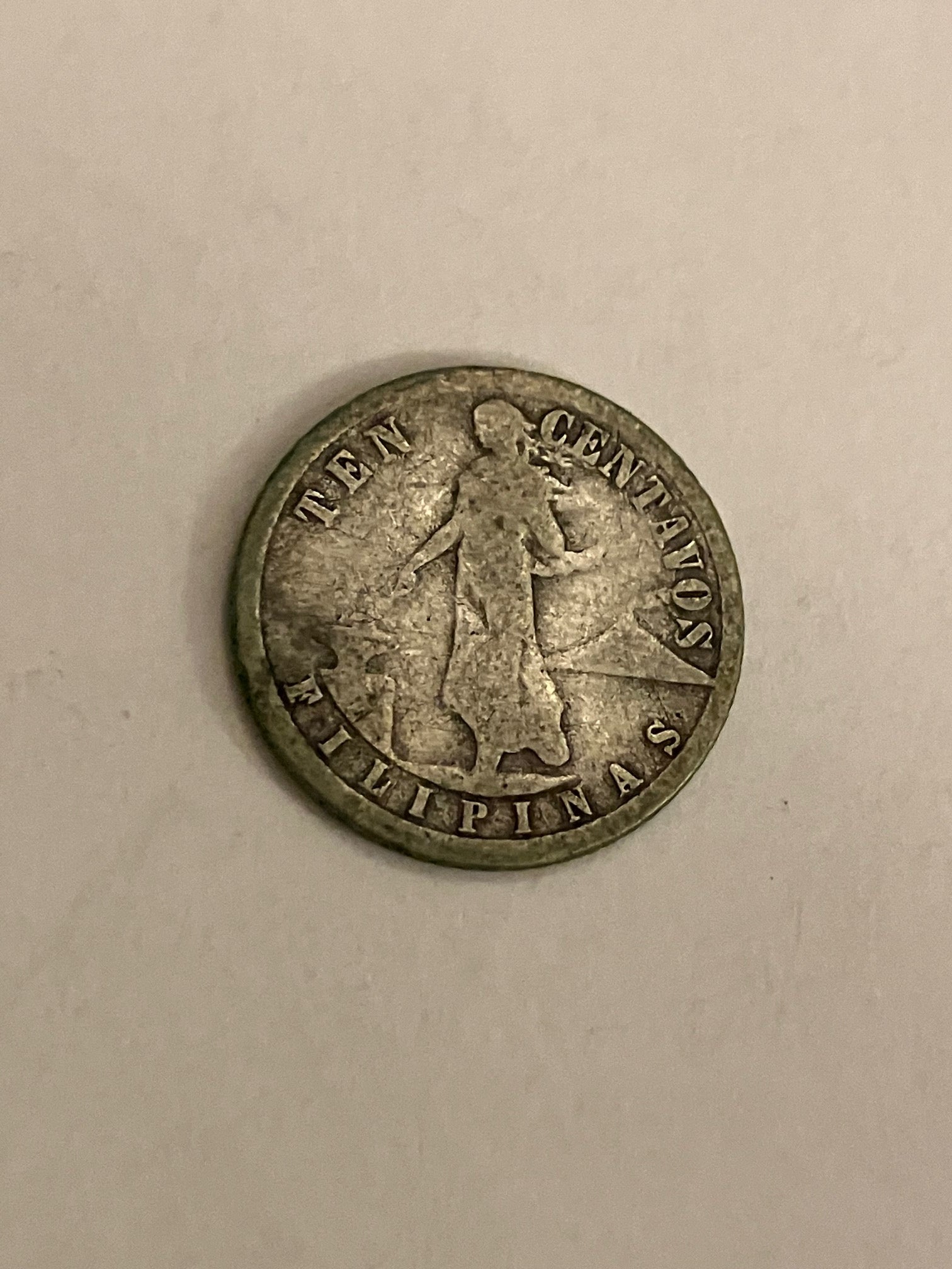 Ten Centavos Philippines 1917