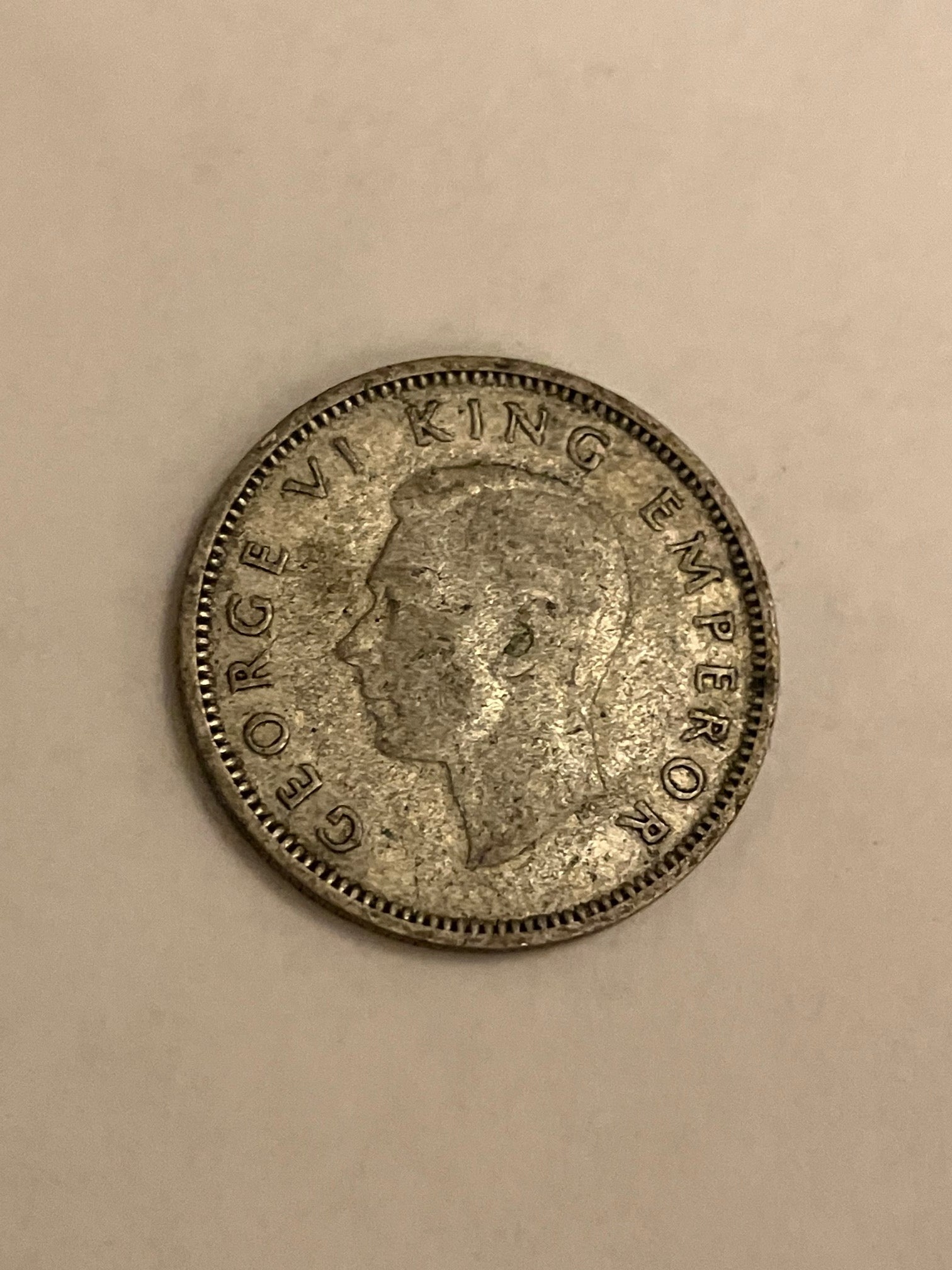 New Zealand Sixpence 1940