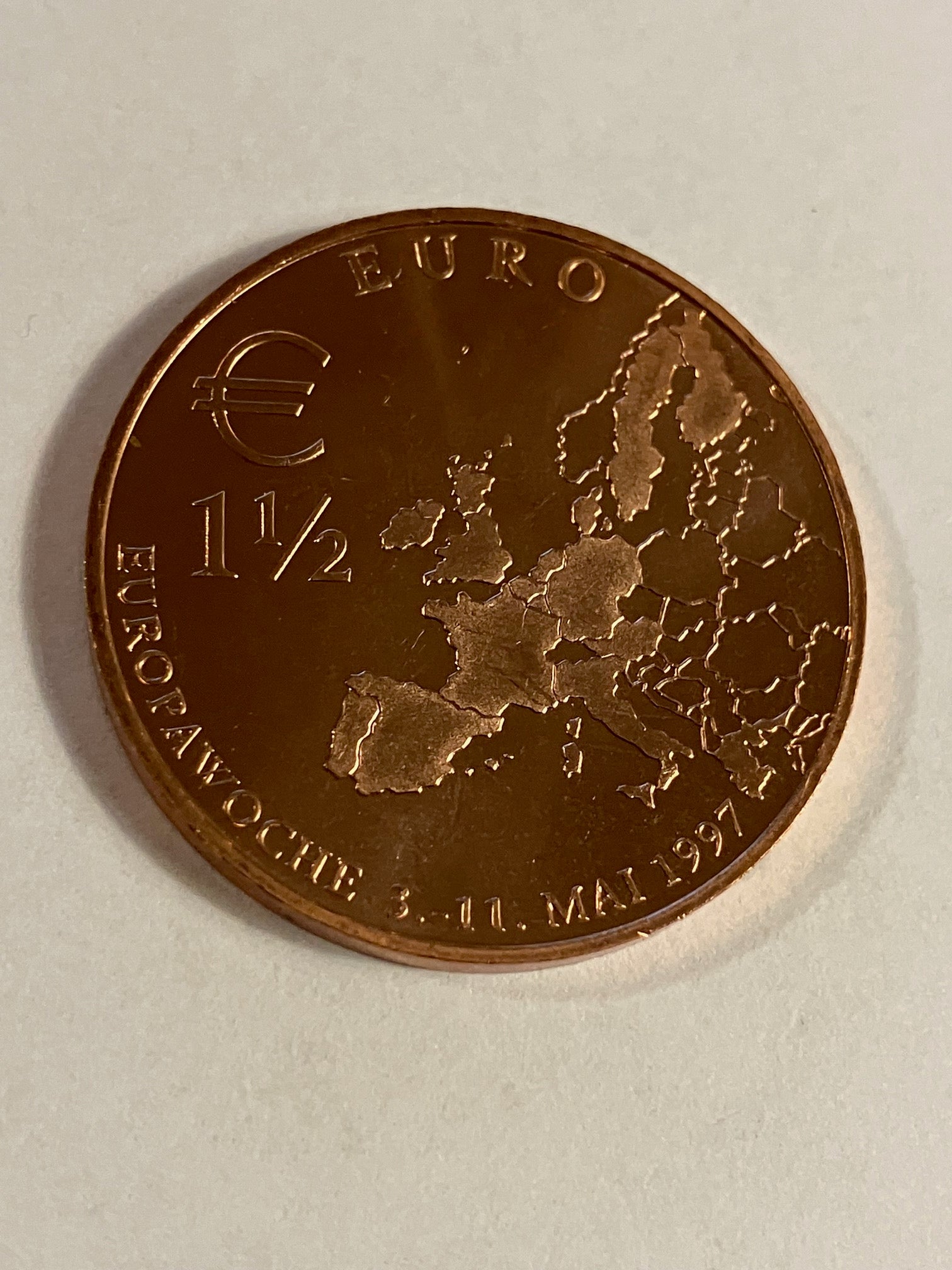 1½ Euro Europawoche 1997 Berlin