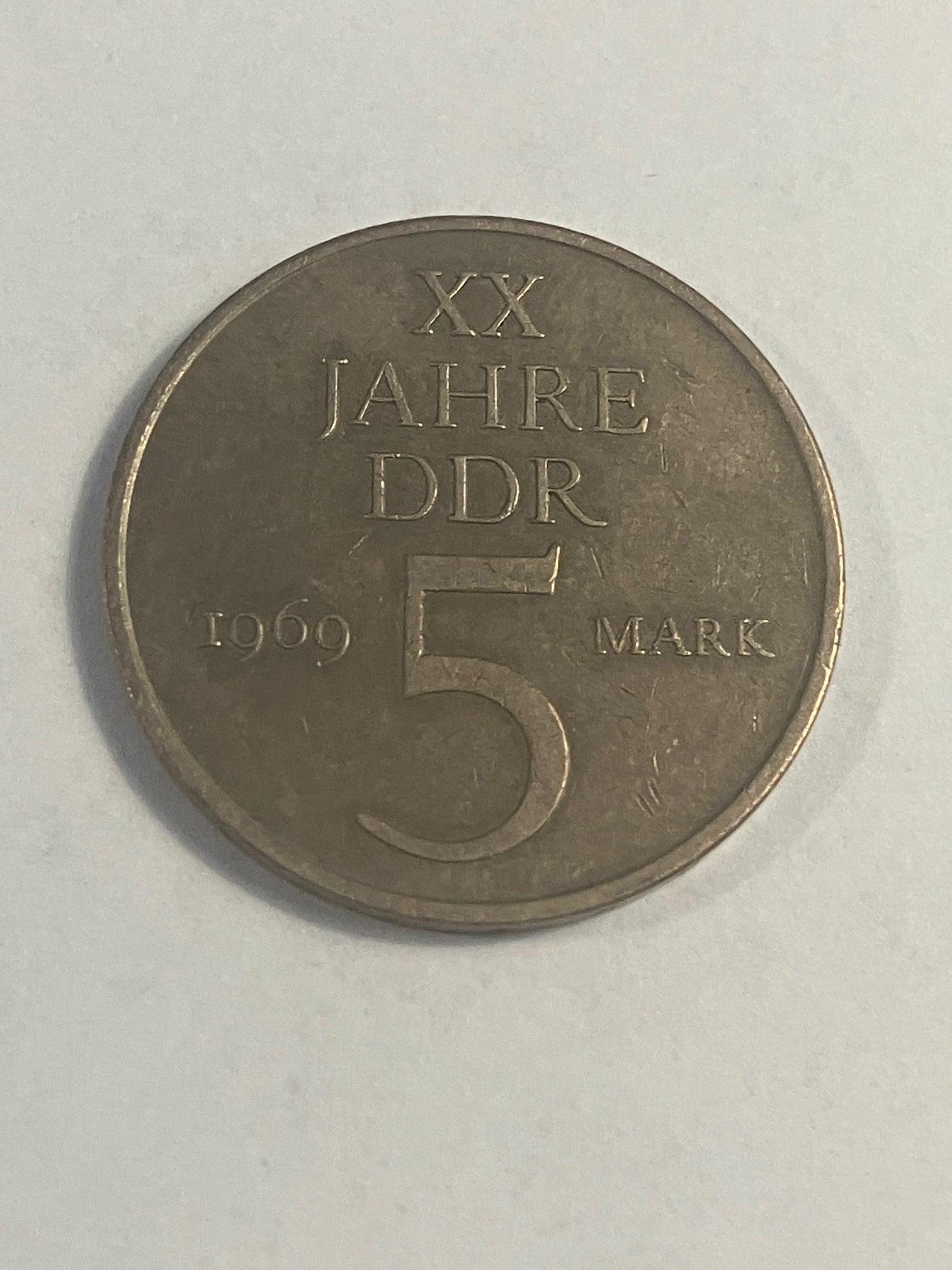 5 mark DDR 1969 Germany