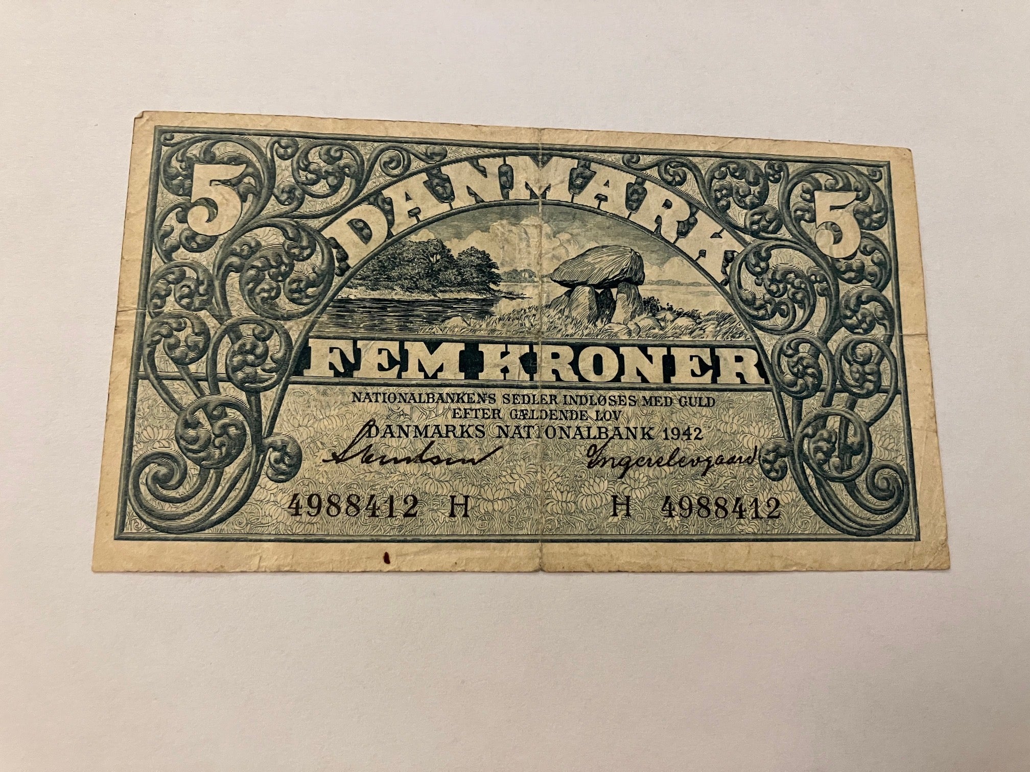 5 Kroner 1942 Danmark