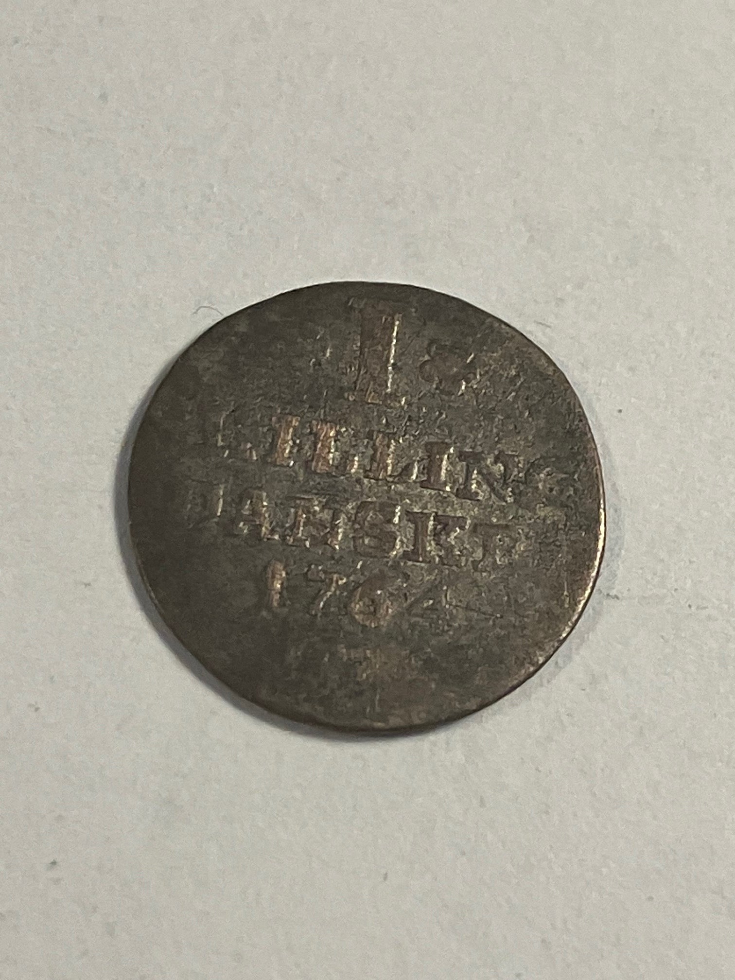 1 skilling 1764 Danmark