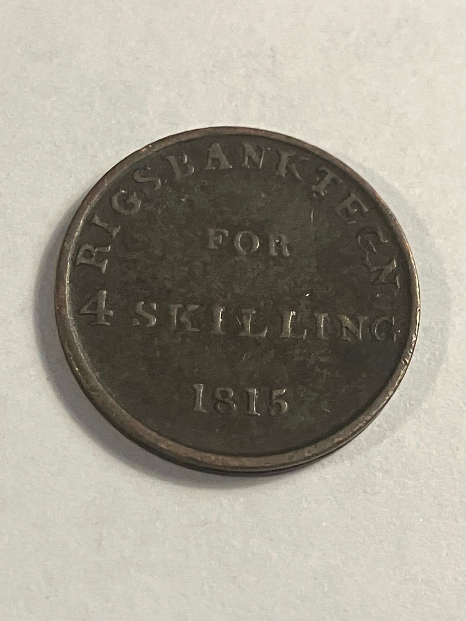 4 Skilling 1815 Danmark