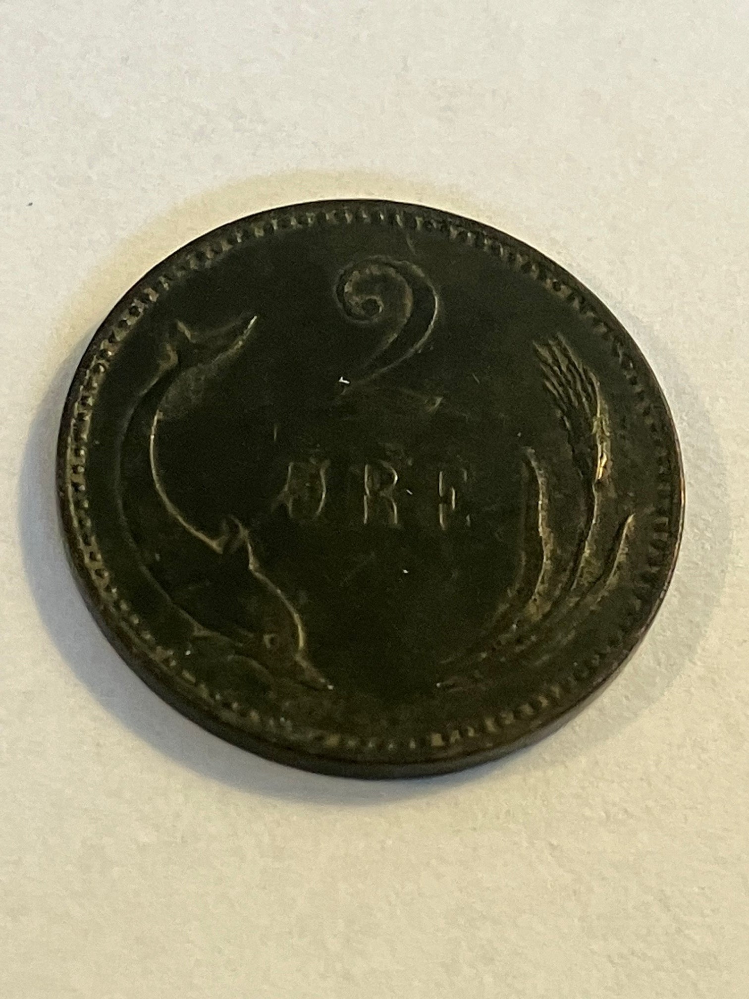 2 øre 1894 Danmark