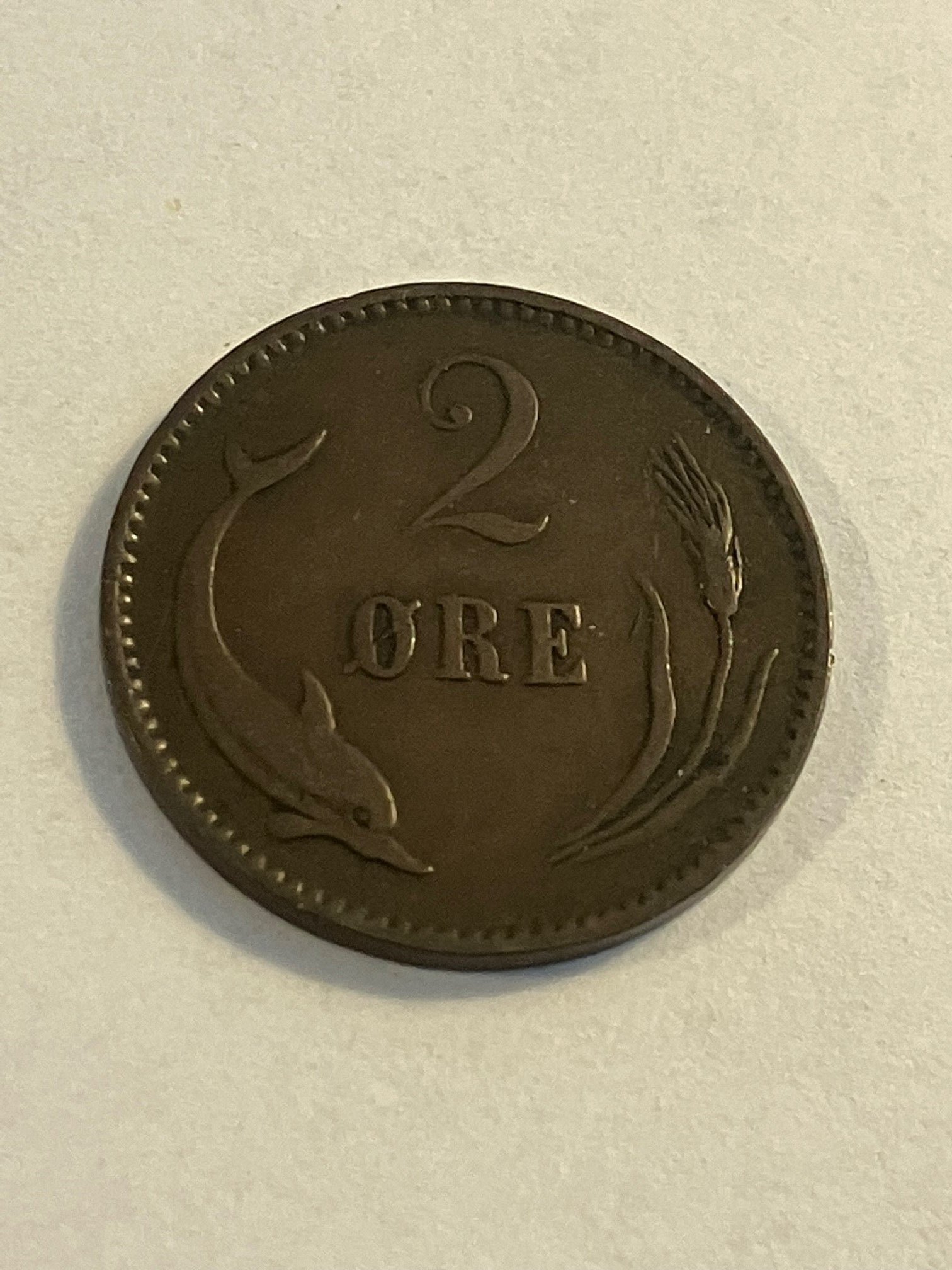 2 øre 1899 Danmark