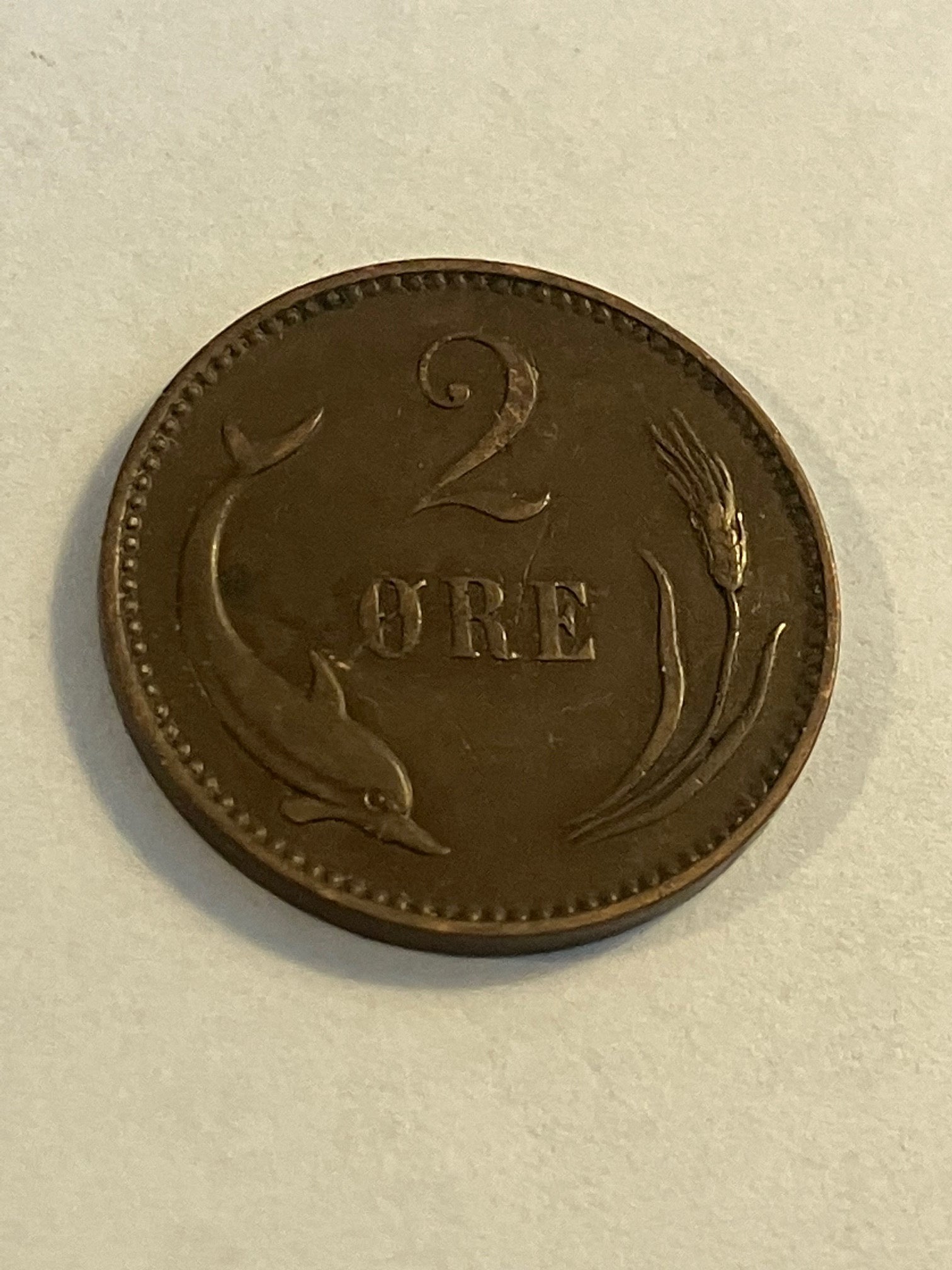 2 øre 1902 Danmark