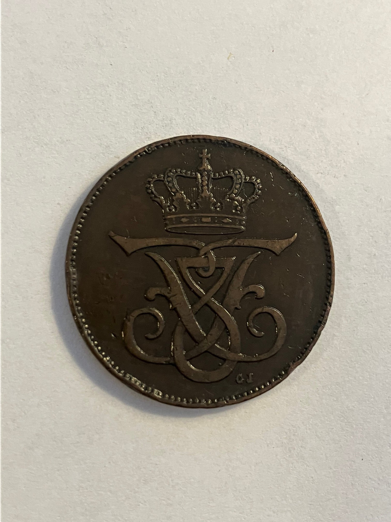 5 øre 1907 Danmark