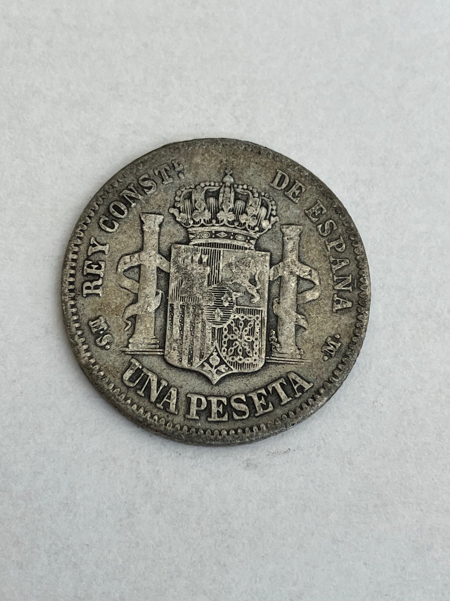 Una Peseta 1882