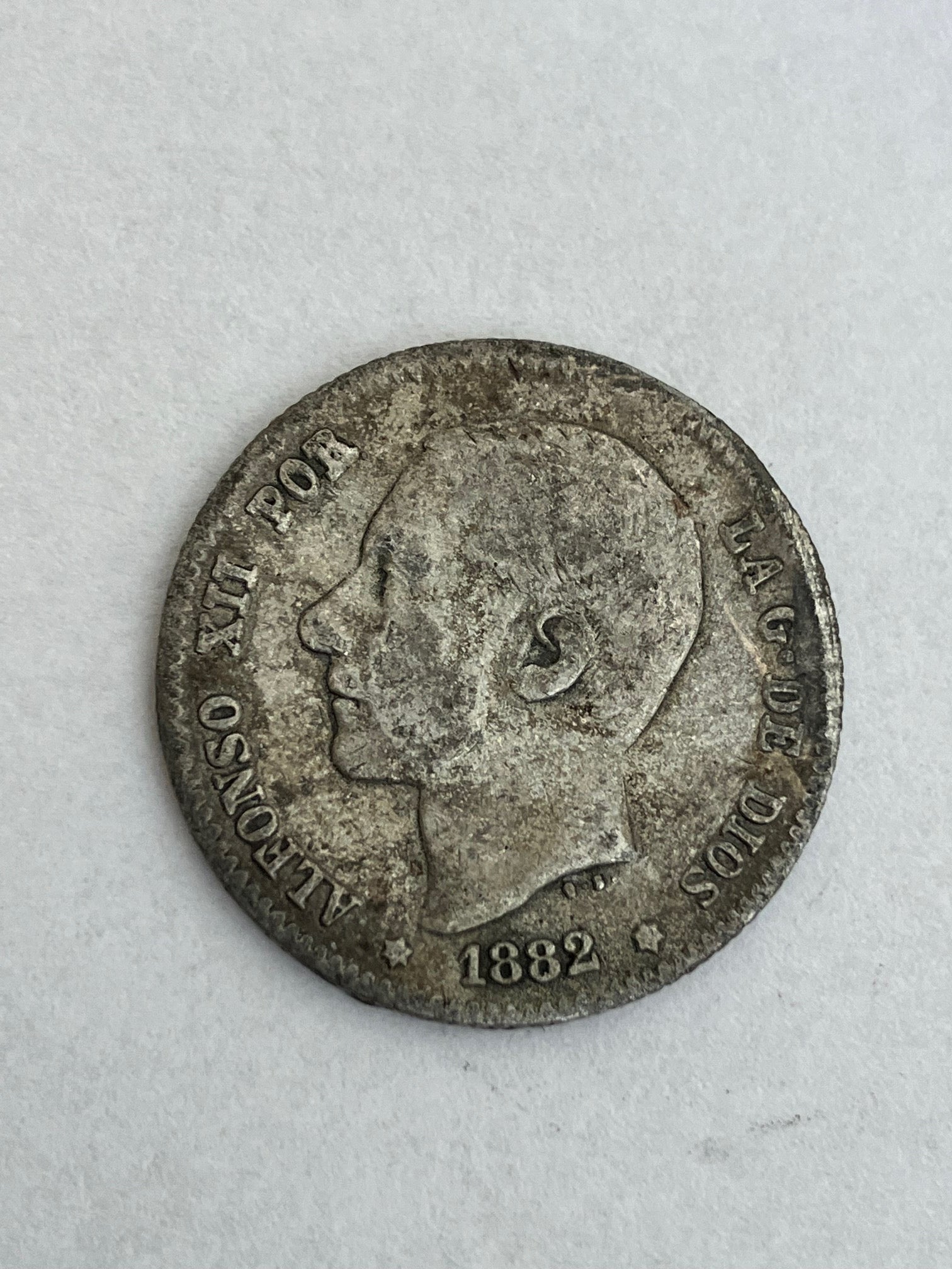 Una Peseta 1882