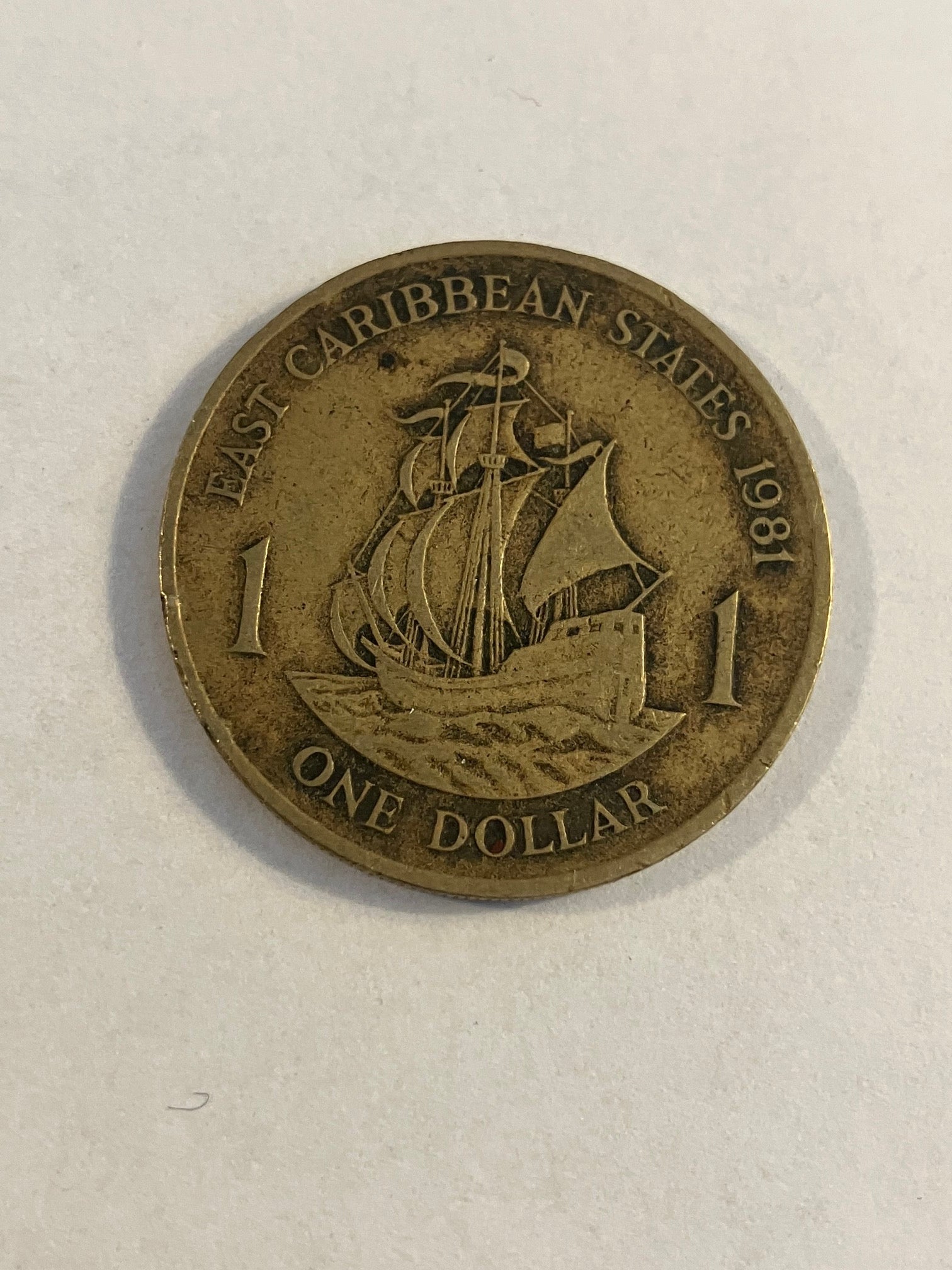 1 Dollar East Carribean States 1981