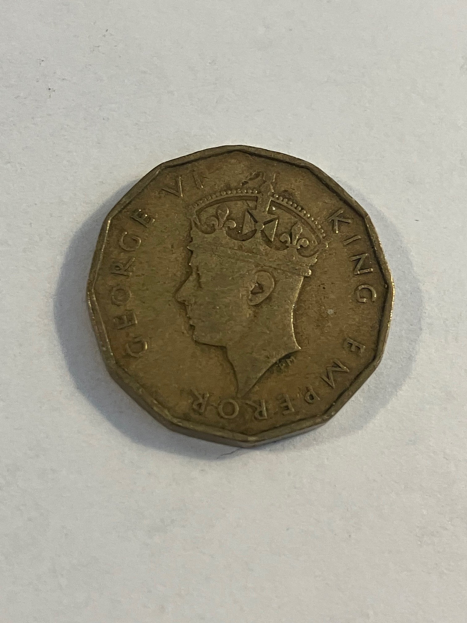 Three Pence Fiji 1947