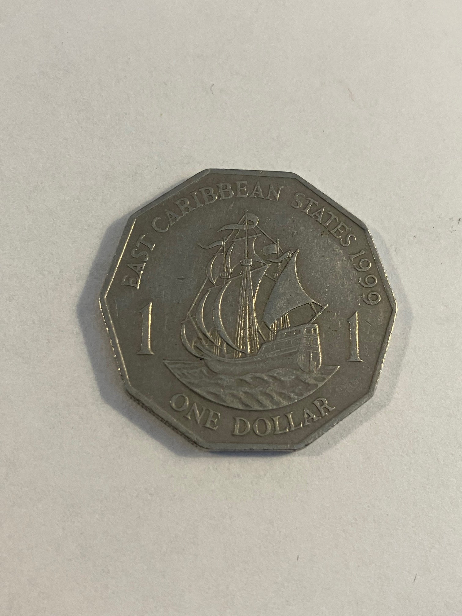 One Dollar East Caribbean States 1969