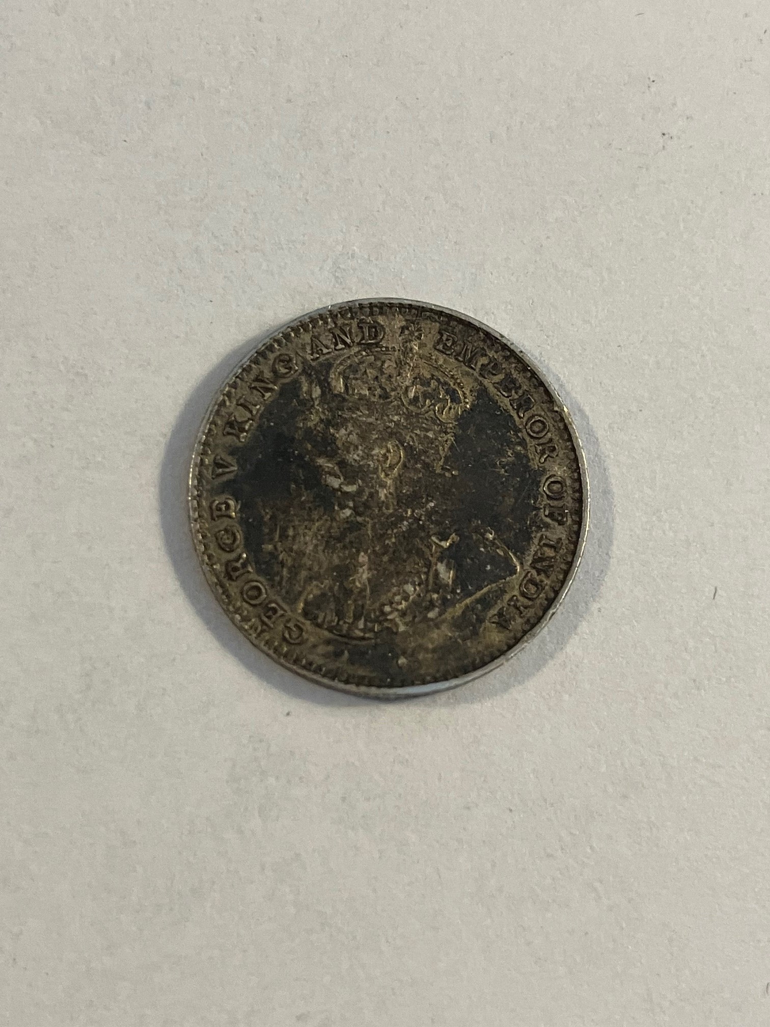 Ceylon 10 Cents 1917