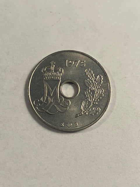 25 øre 1975 Danmark