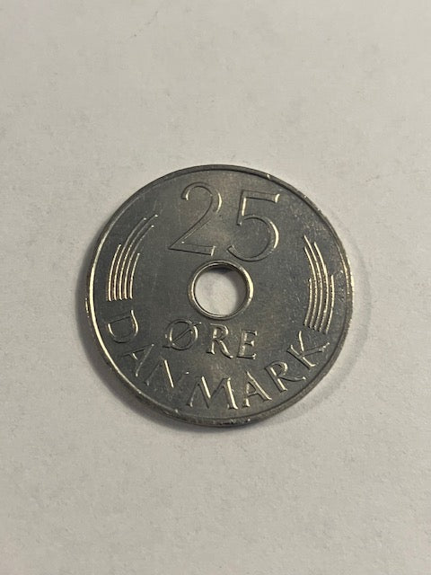 25 øre 1975 Danmark