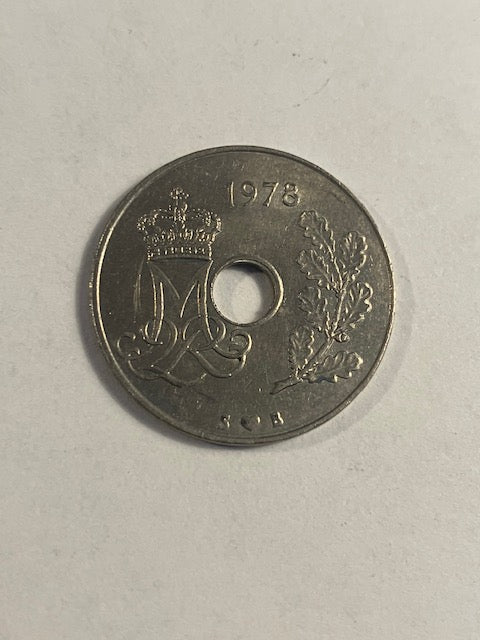 25 øre 1978 Danmark