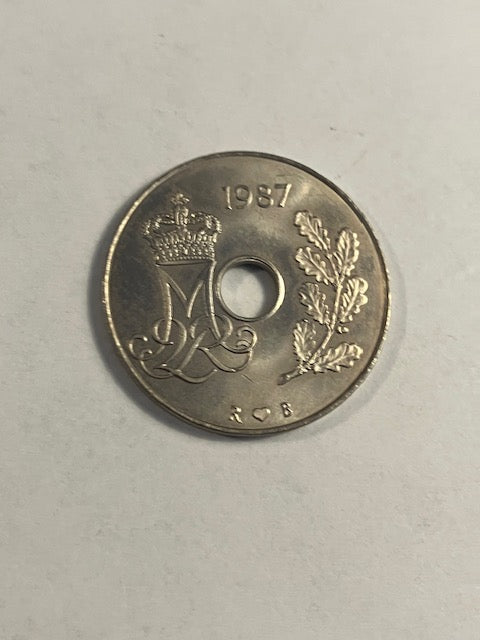 25 øre 1987 Danmark