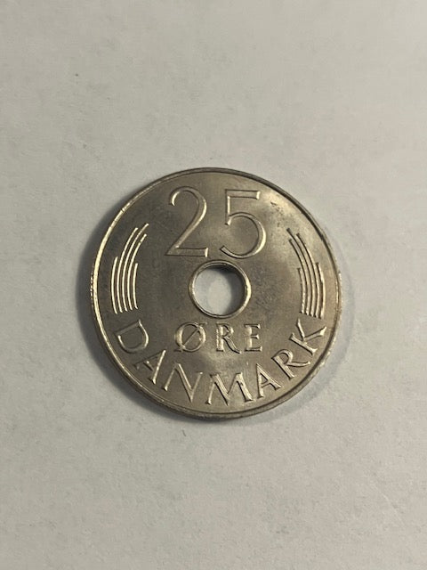 25 øre 1987 Danmark