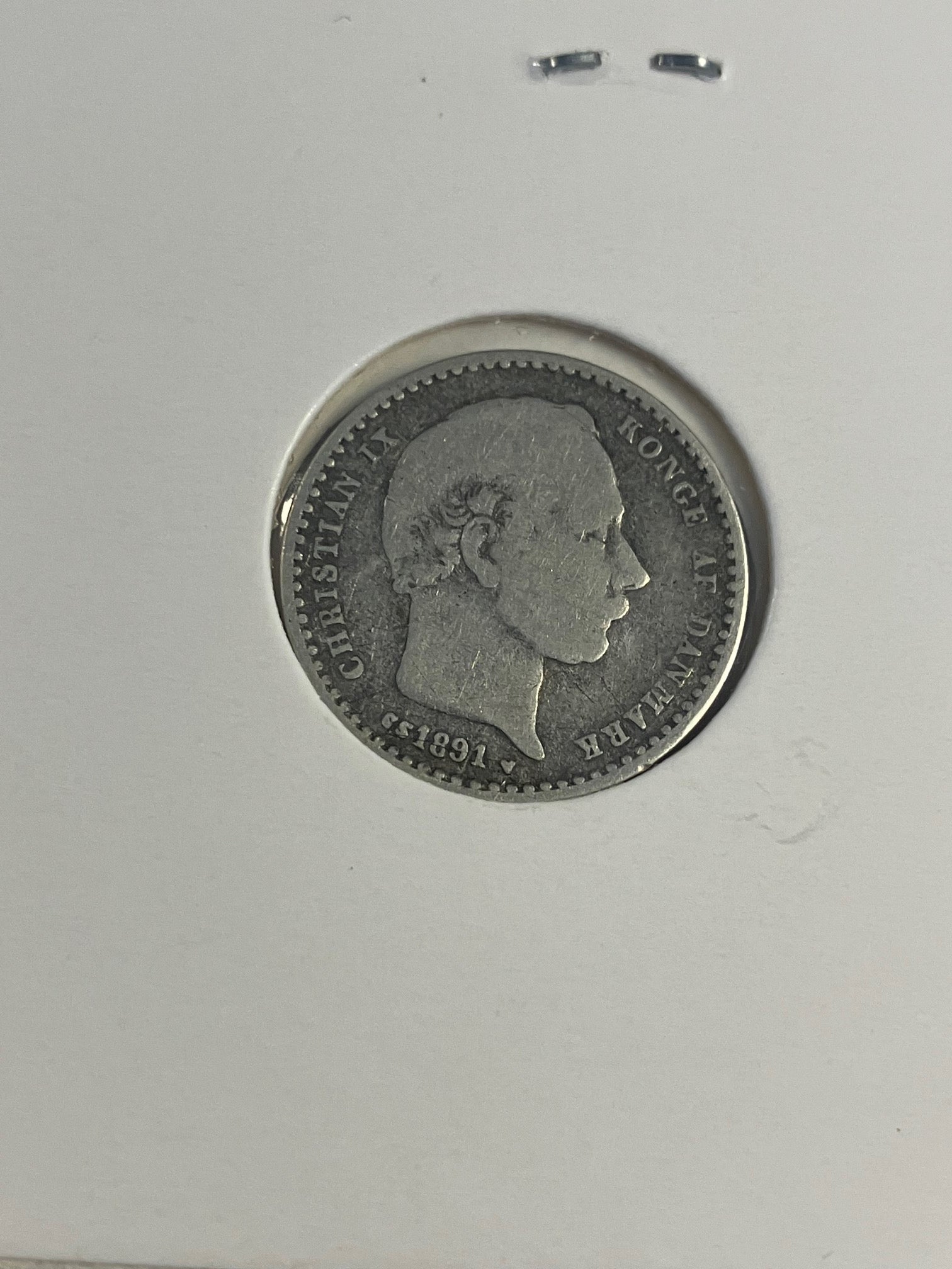 25 Øre 1891 Danmark