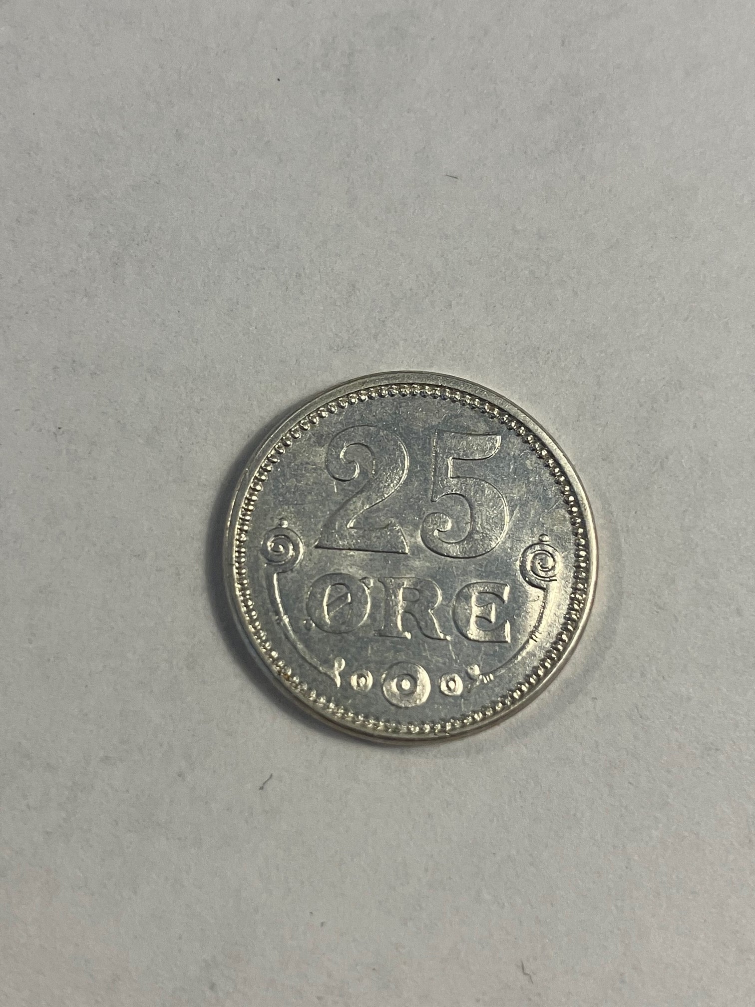 25 Øre 1916 Danmark