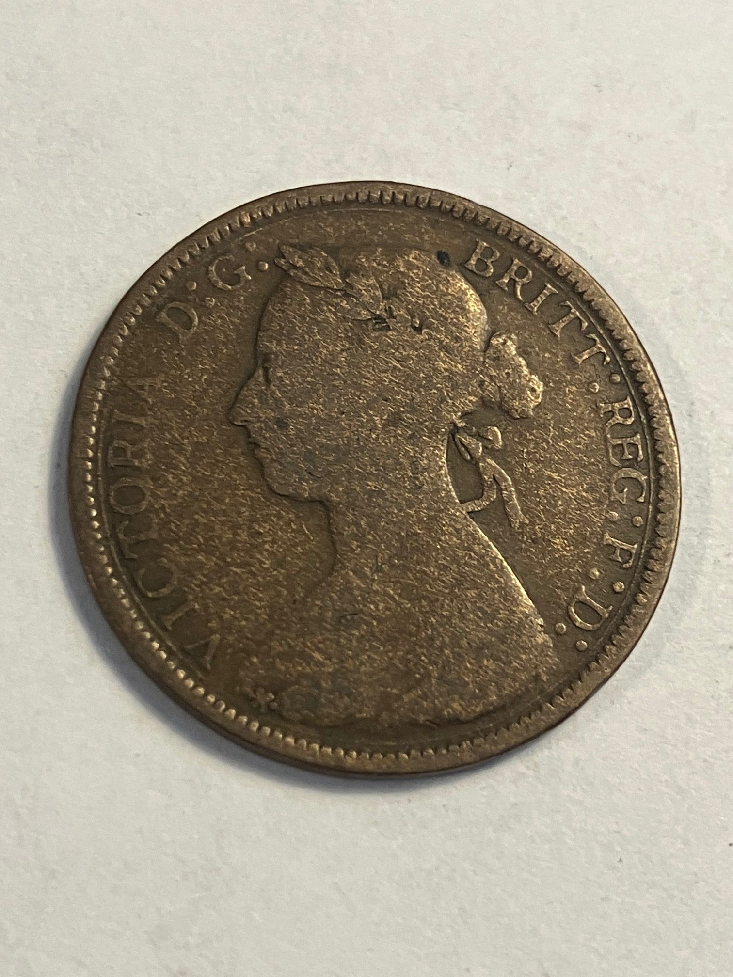 Half Penny 1886 England