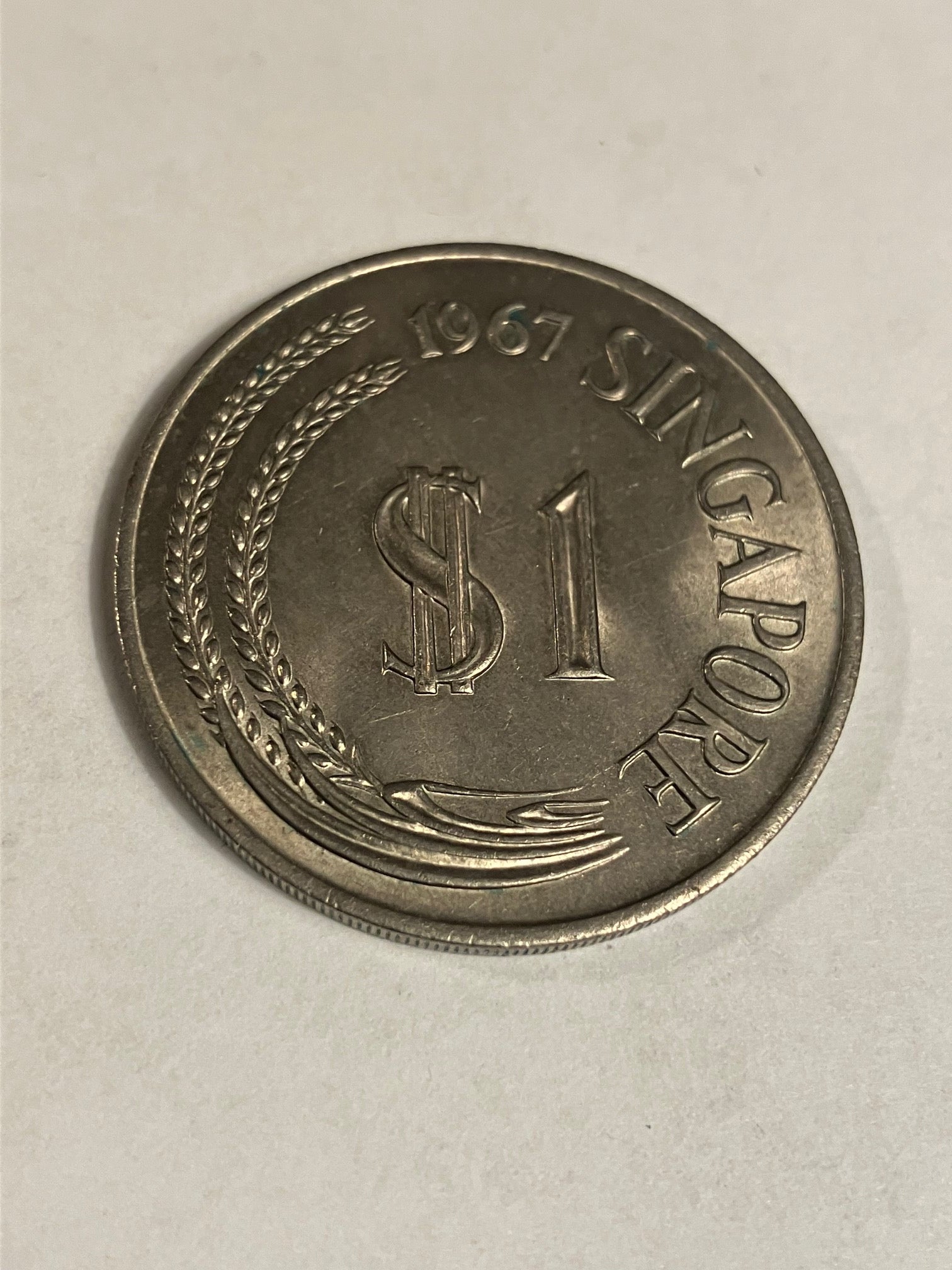 1 Dollar Singapore 1967