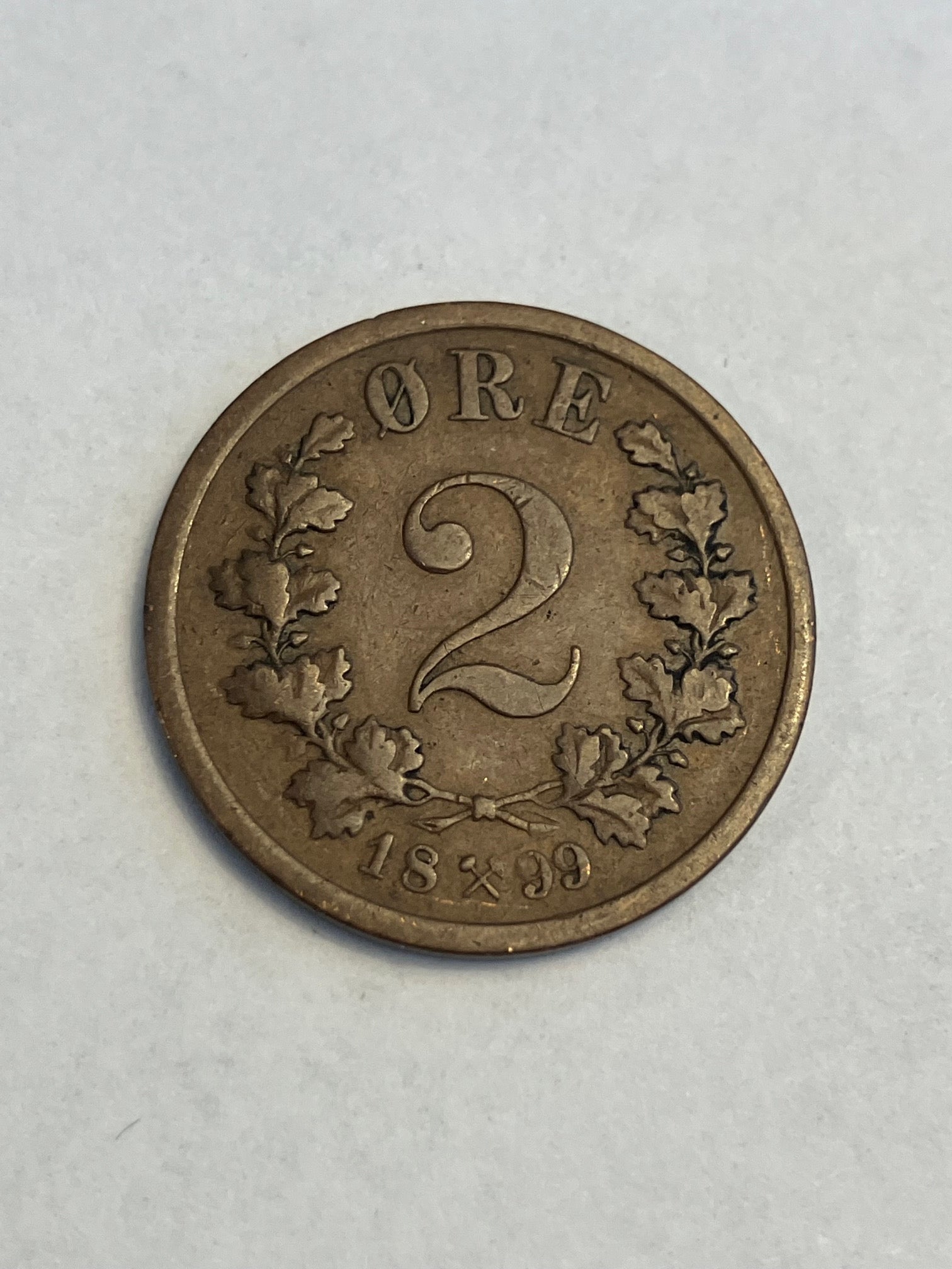 2 Øre 1899 Norge