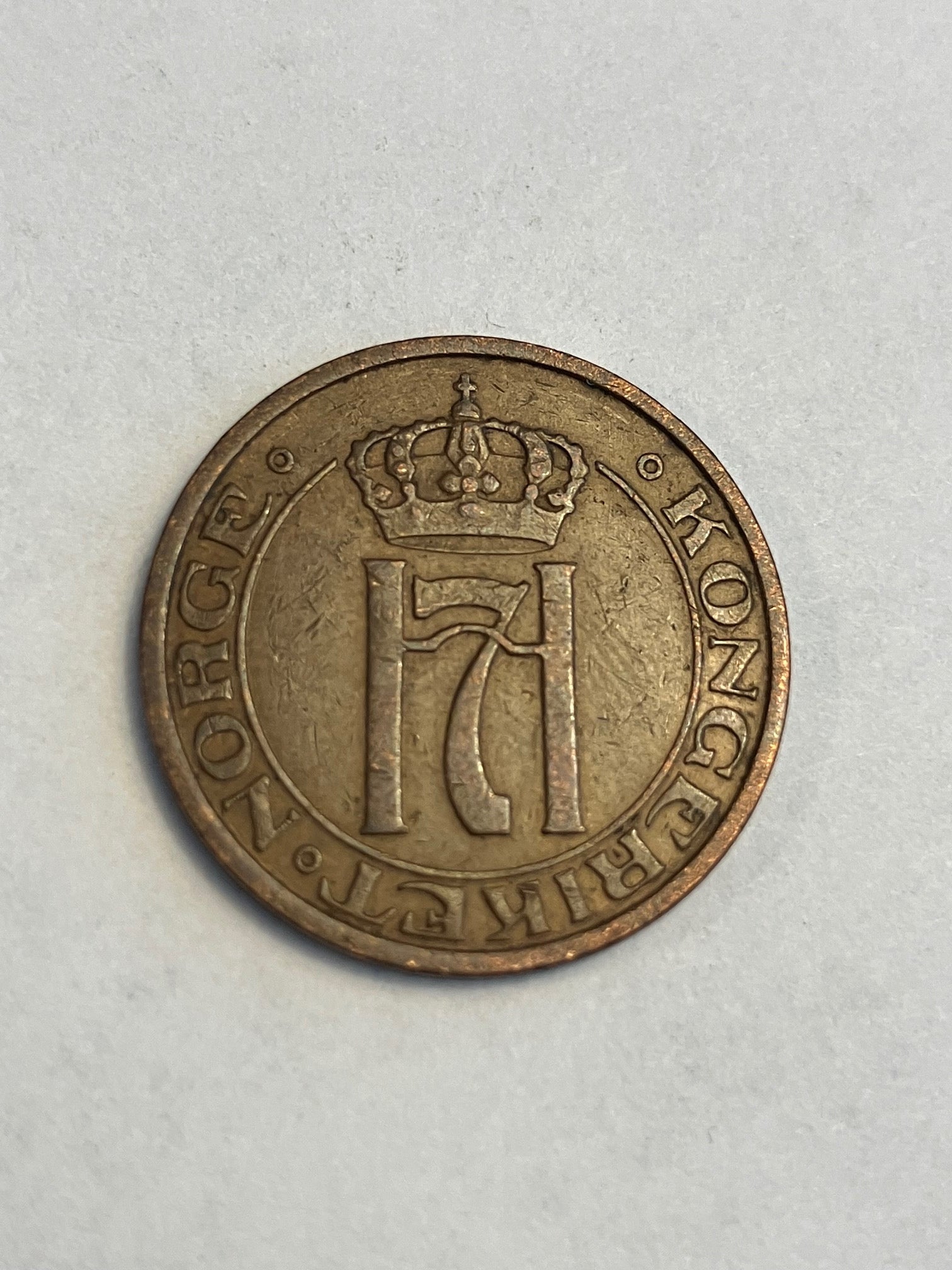 2 Øre 1933 Norge