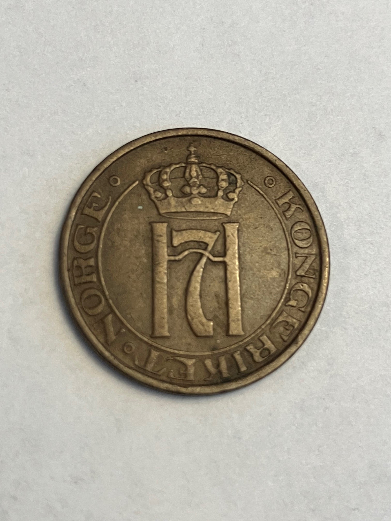 2 Øre 1934 Norge