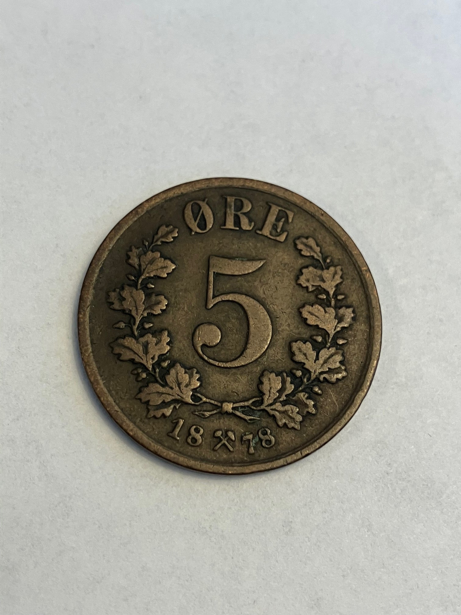 5 Øre 1878 Norge