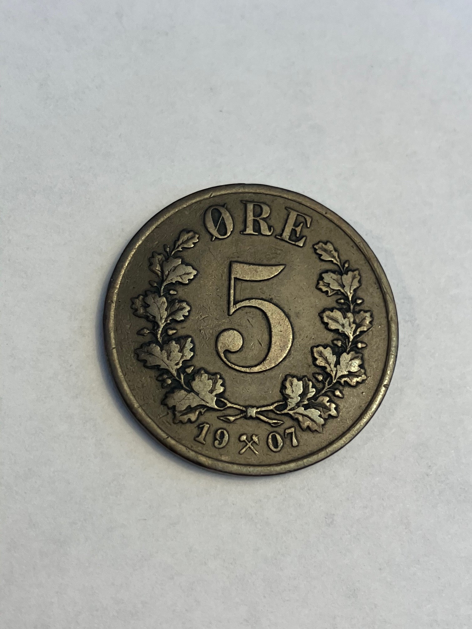 5 Øre 1907 Norge