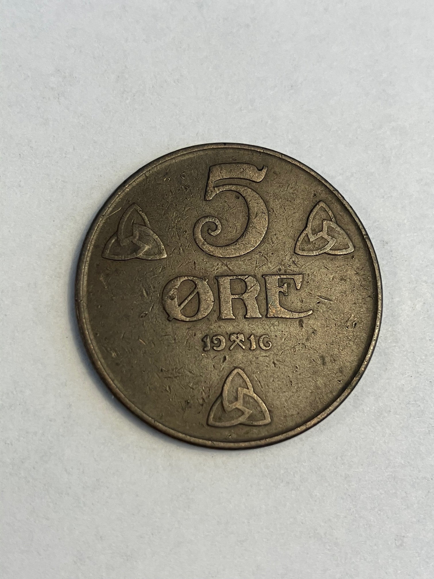 5 Øre 1916 Norge