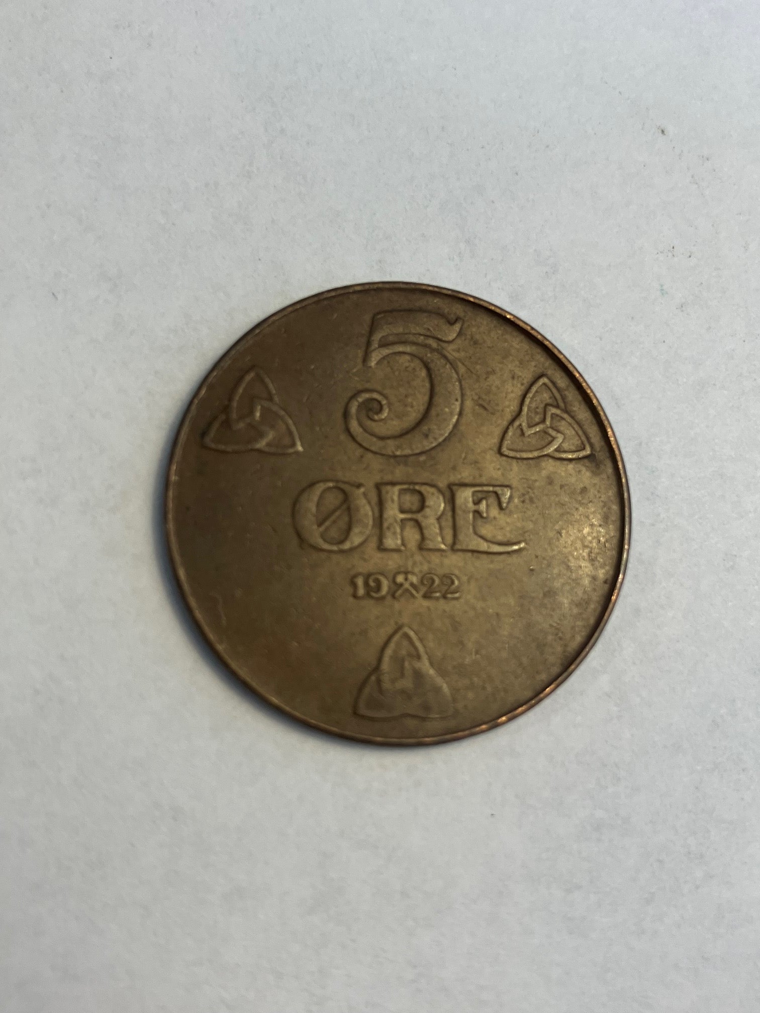 5 Øre 1922 Norge