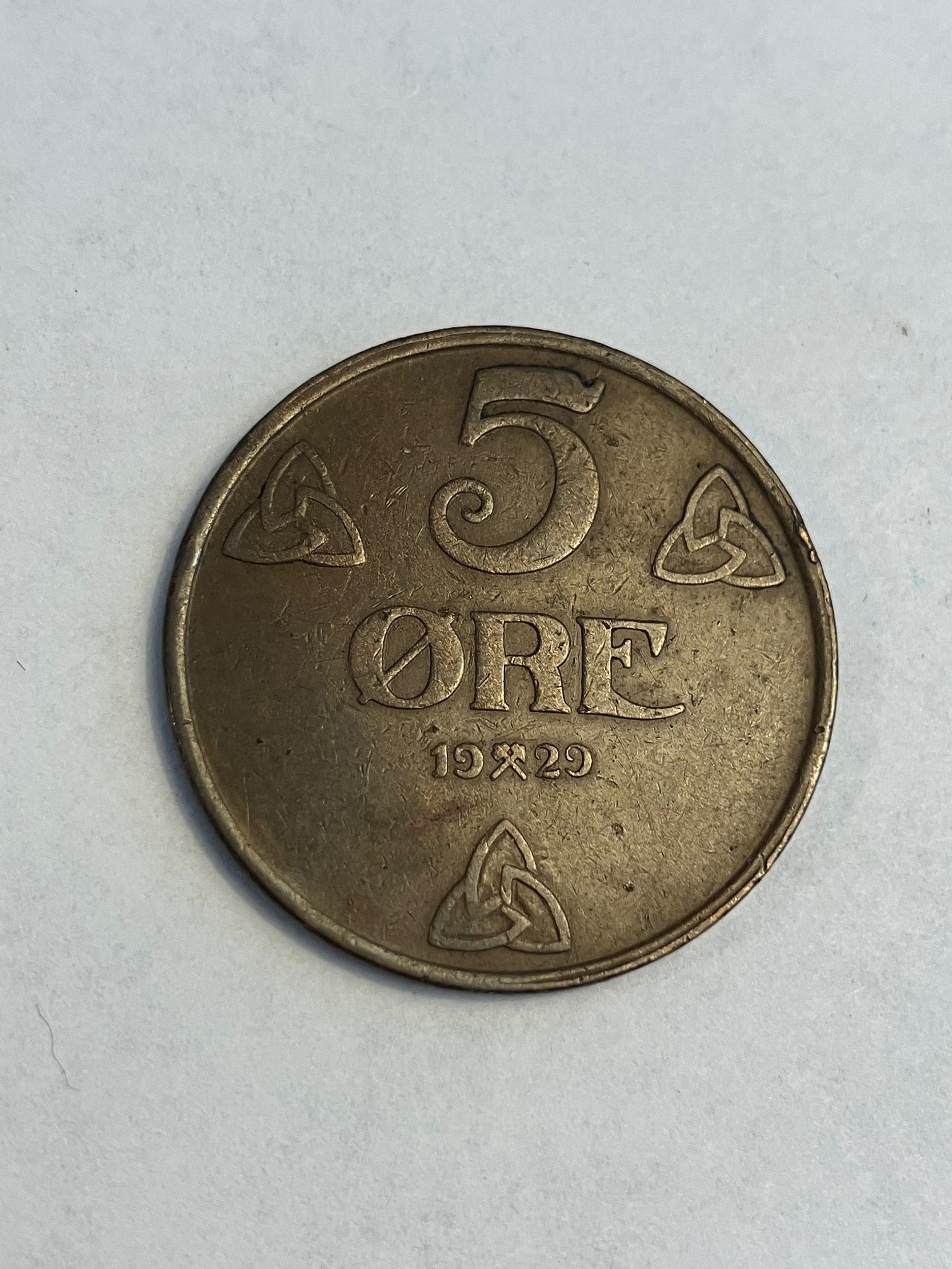 5 Øre 1929 Norge