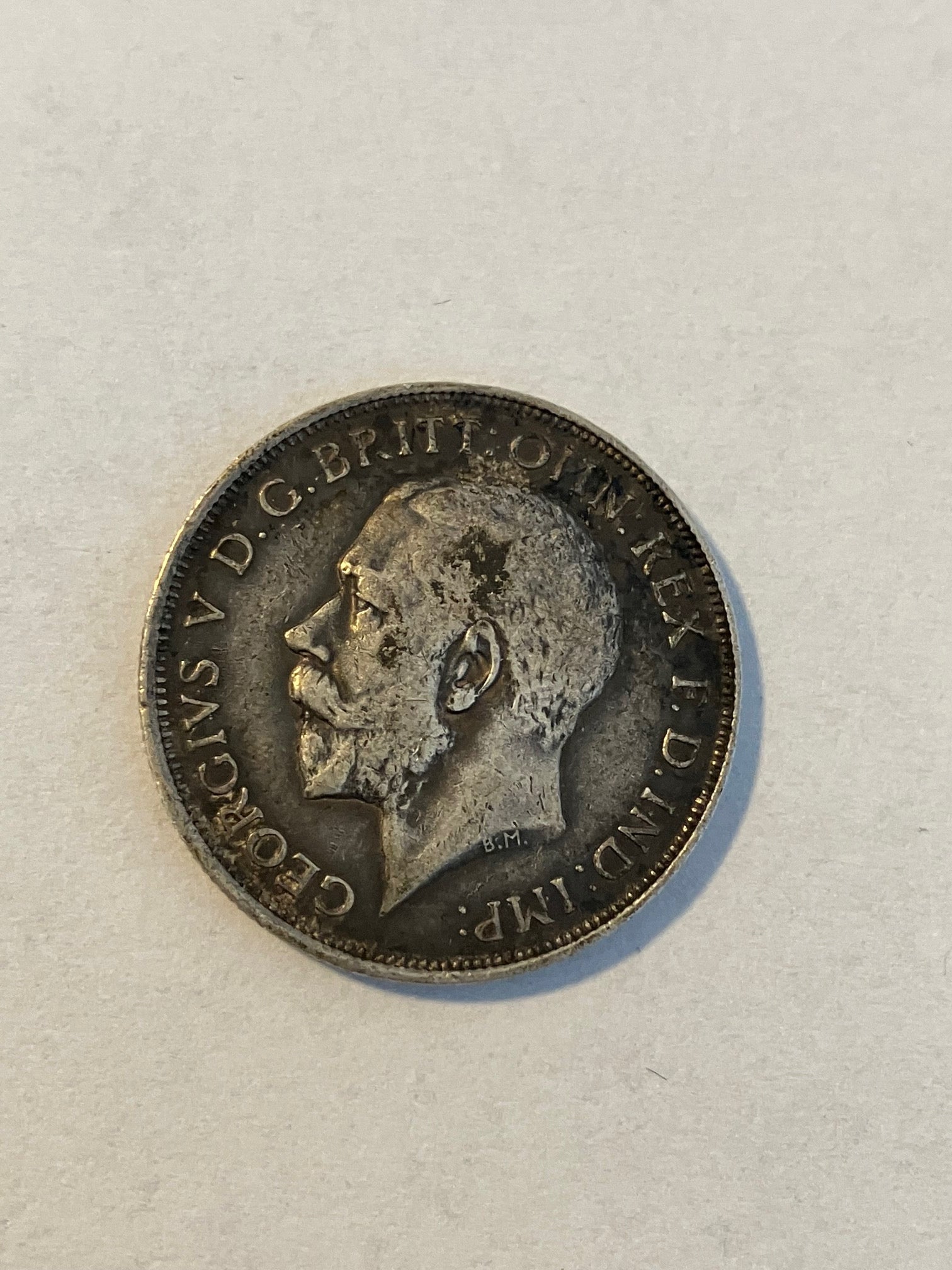 One Florin England 1918