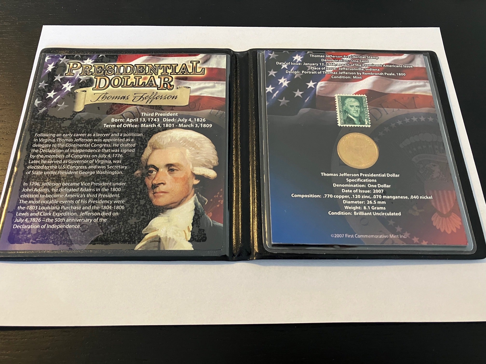 Thomas Jefferson One Dollar