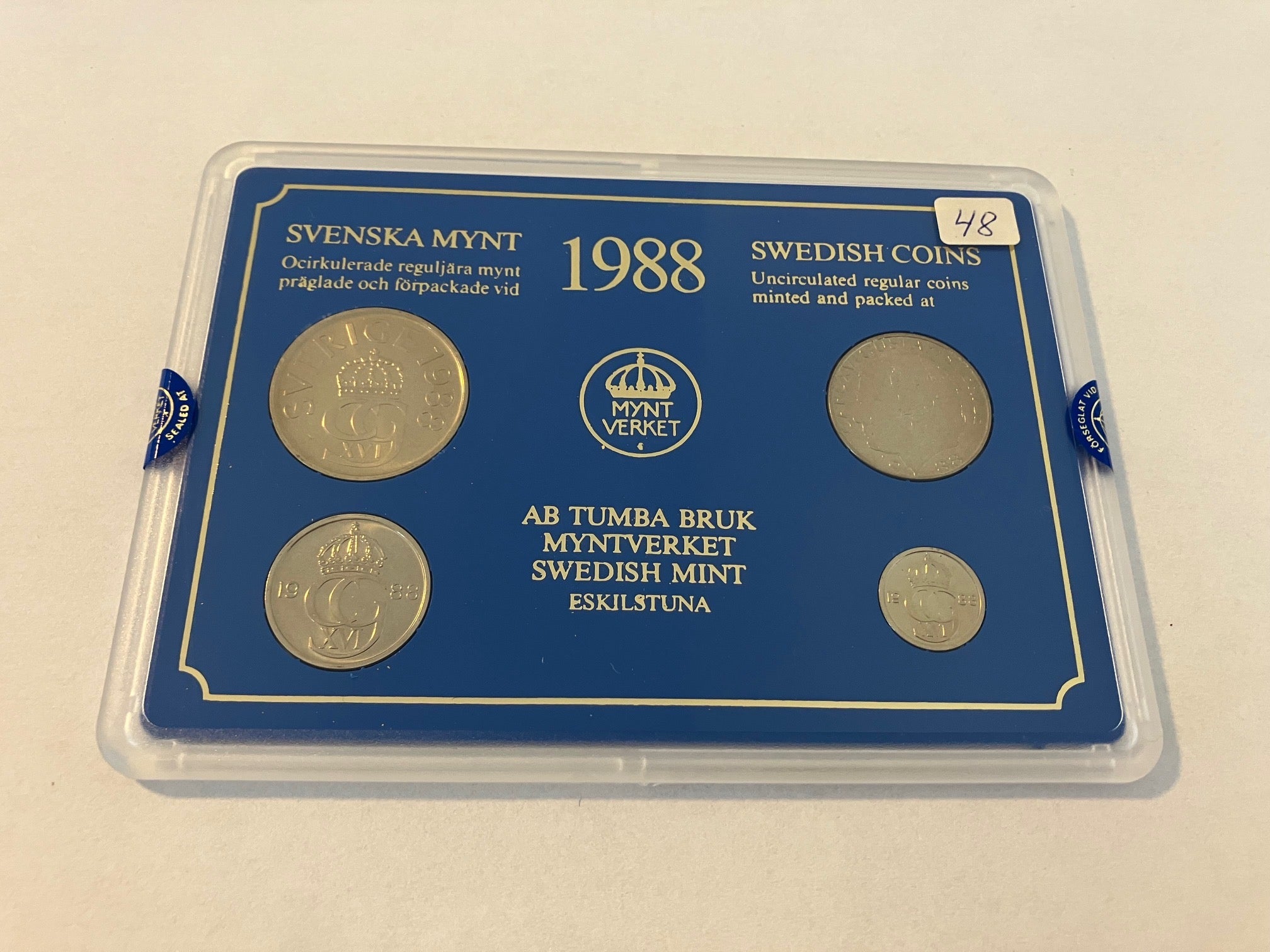 Swedish Coin Set 1988