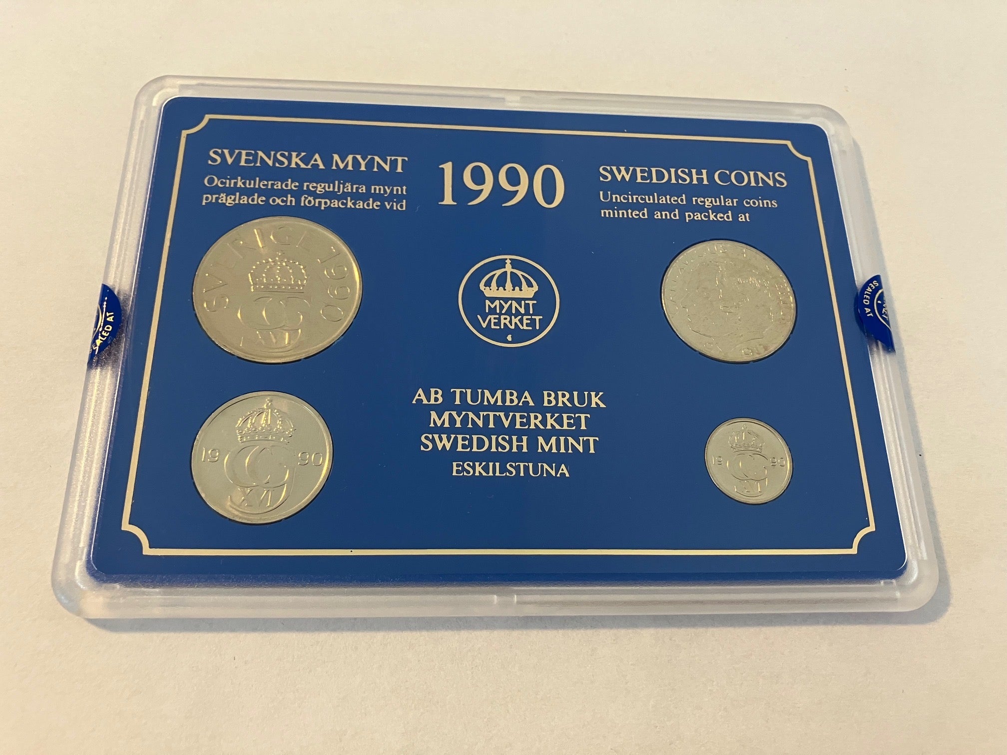 Swedish Coin Set 1990