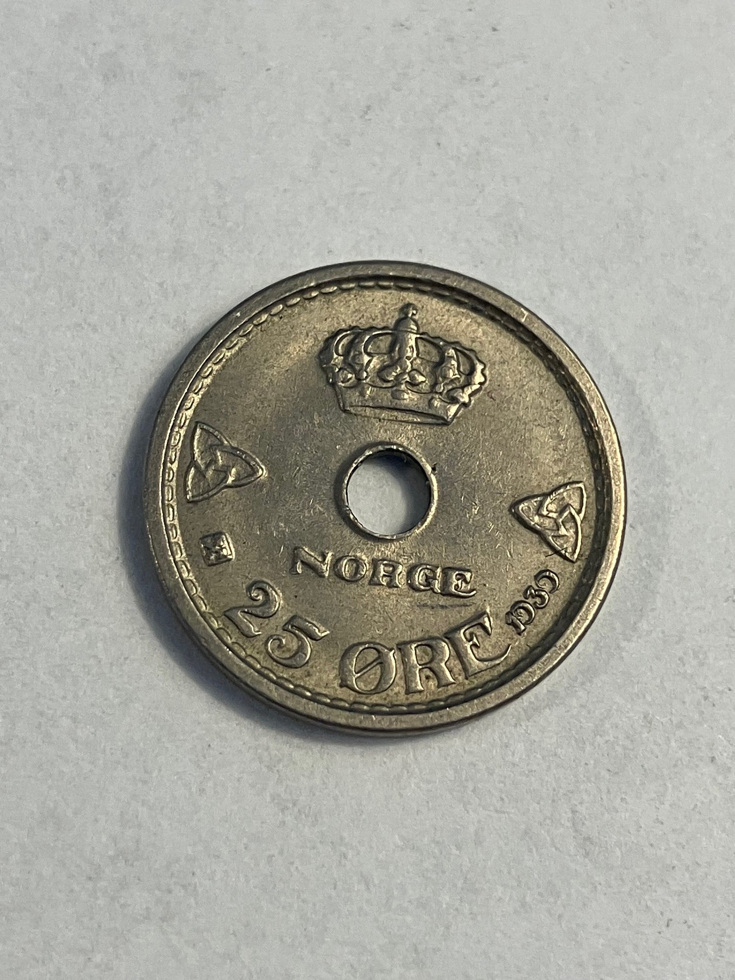 25 Øre 1939 Norge