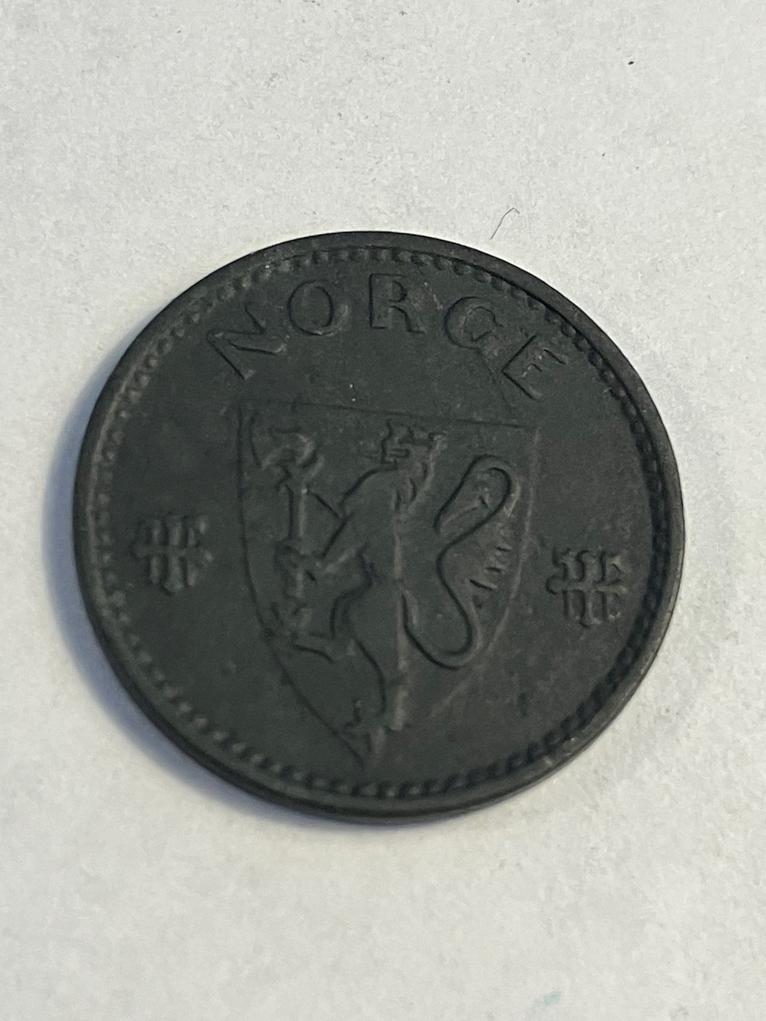 50 Øre 1941 Zink Norge