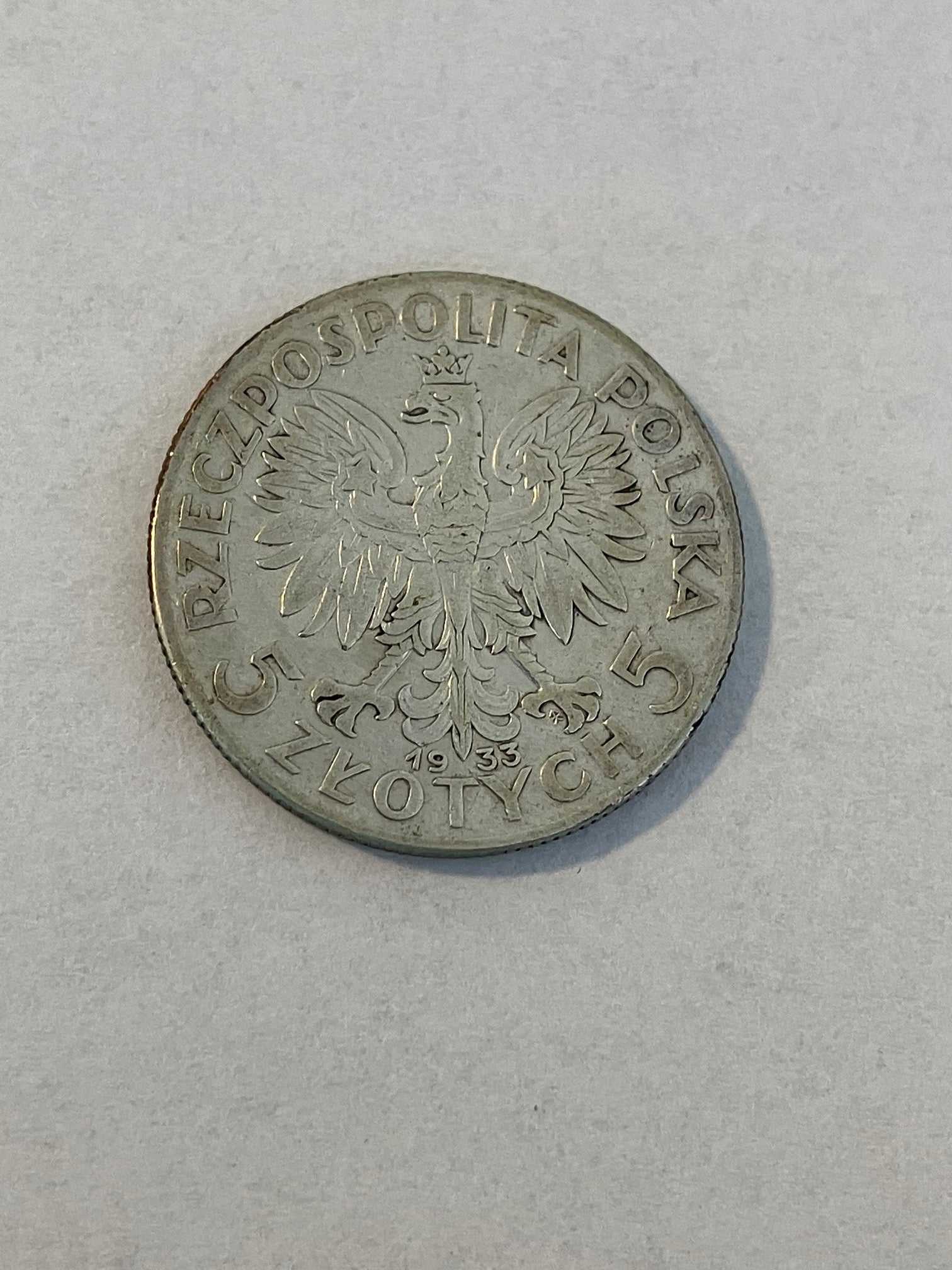 5 Zlotych 1933 Poland