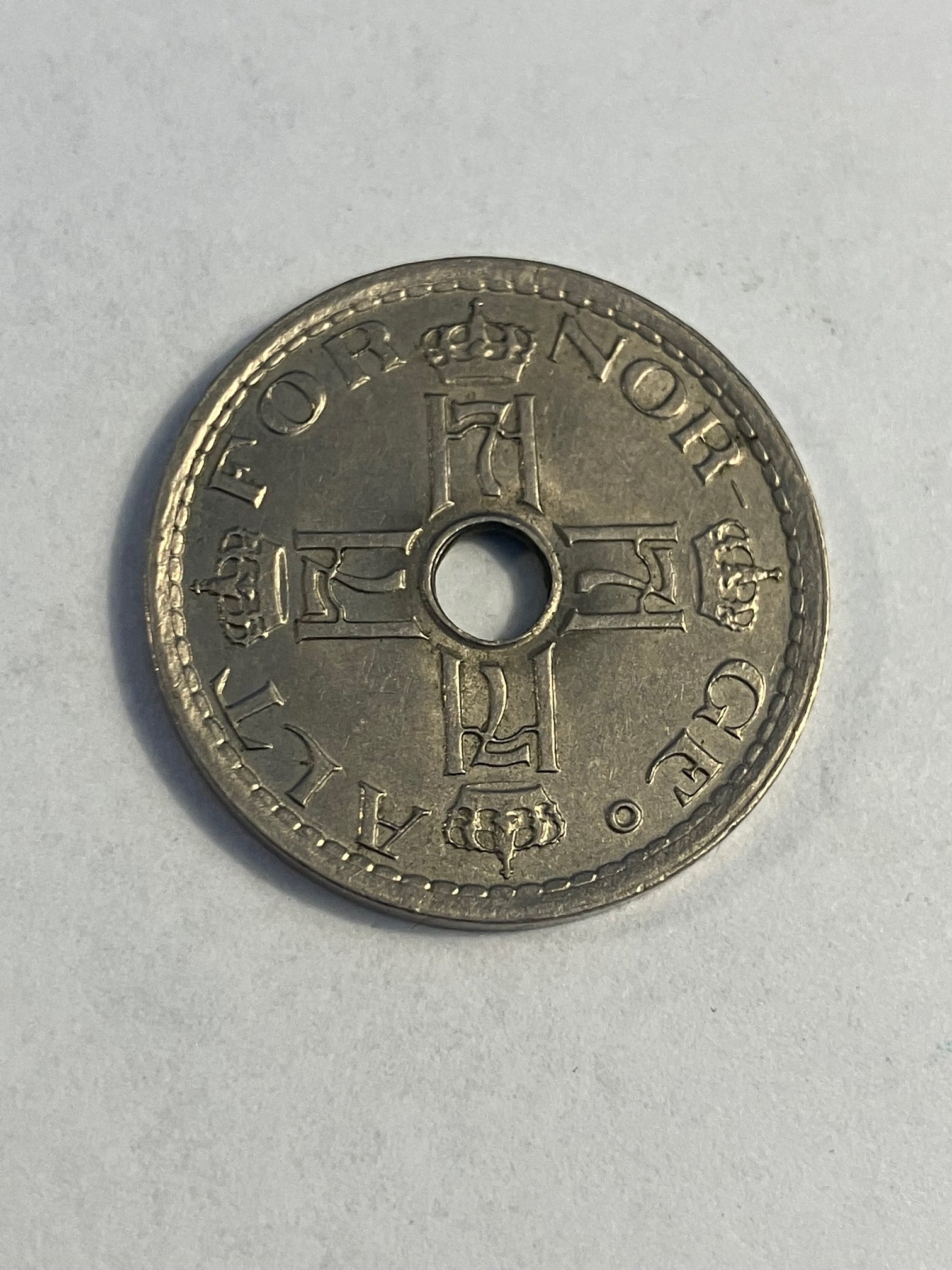 50 Øre 1928 Norge