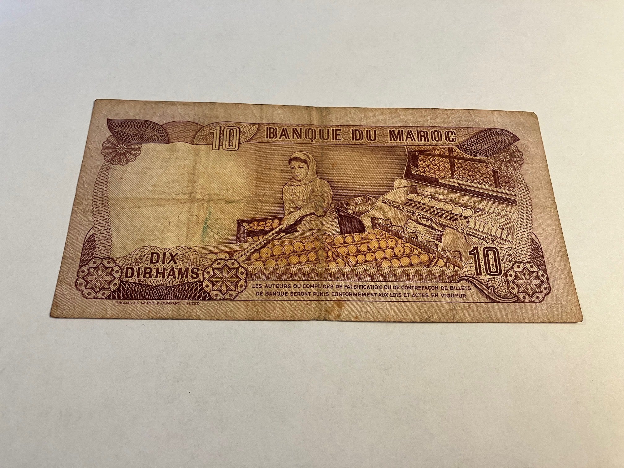 10 Morocco Dirhams