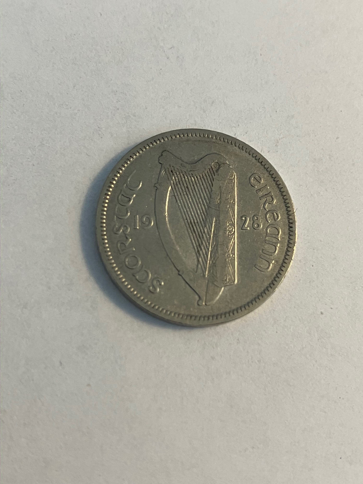 Sixpence 1928 Ireland