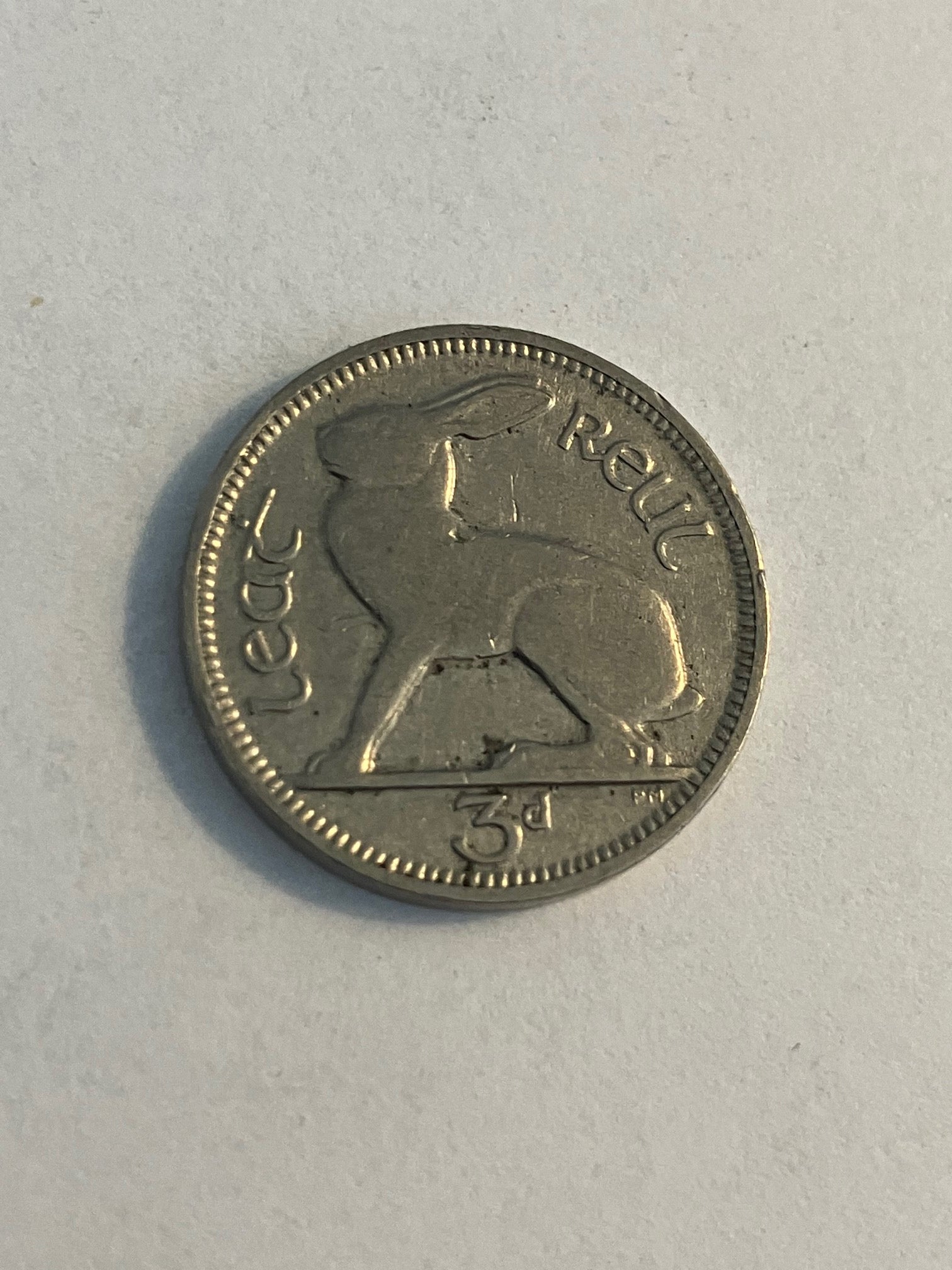 Three pence 1928 Ireland