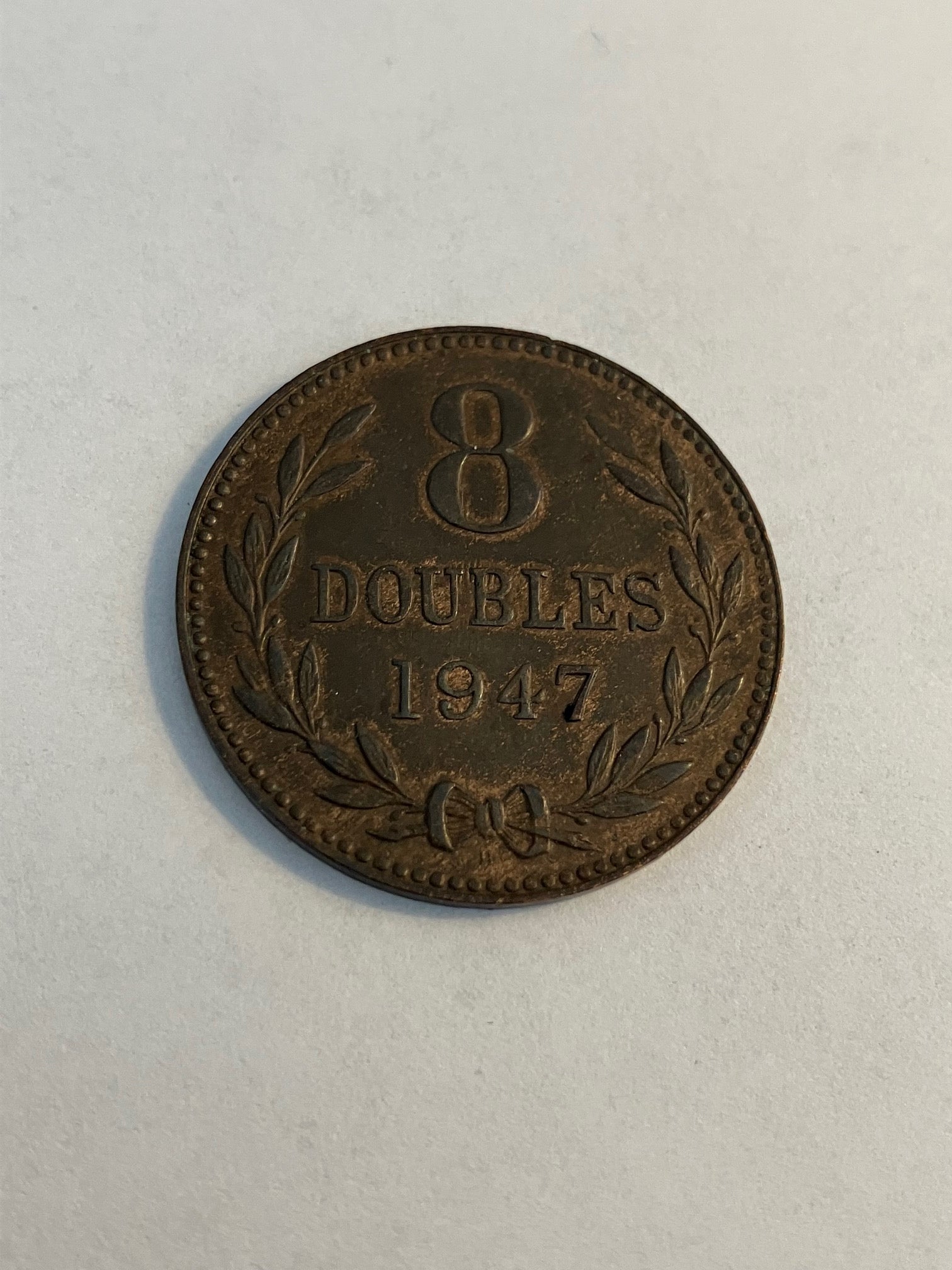 8 Doubles Guernsey 1947