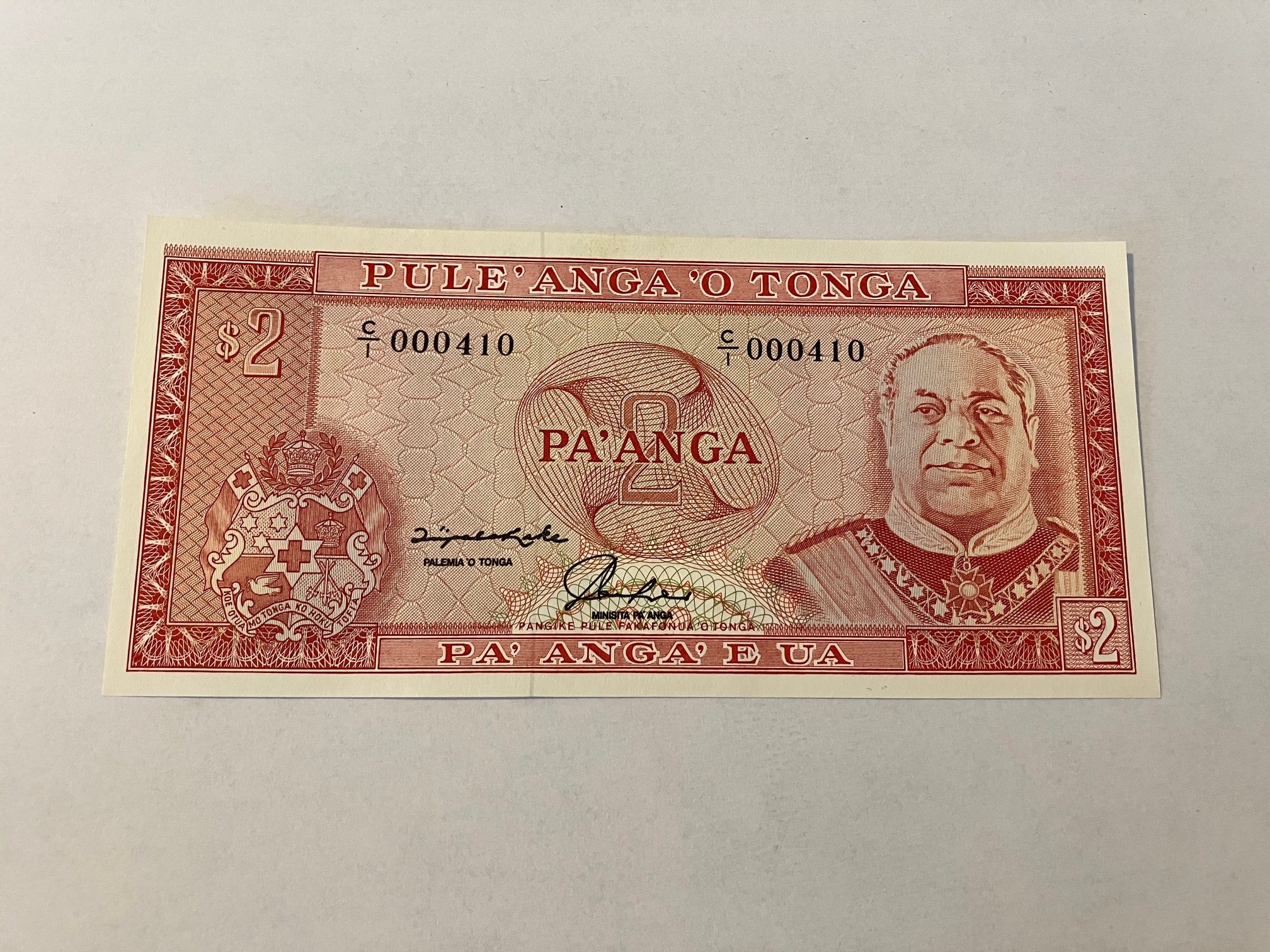 2 Pa'anga Tonga (Series 1973-1989)