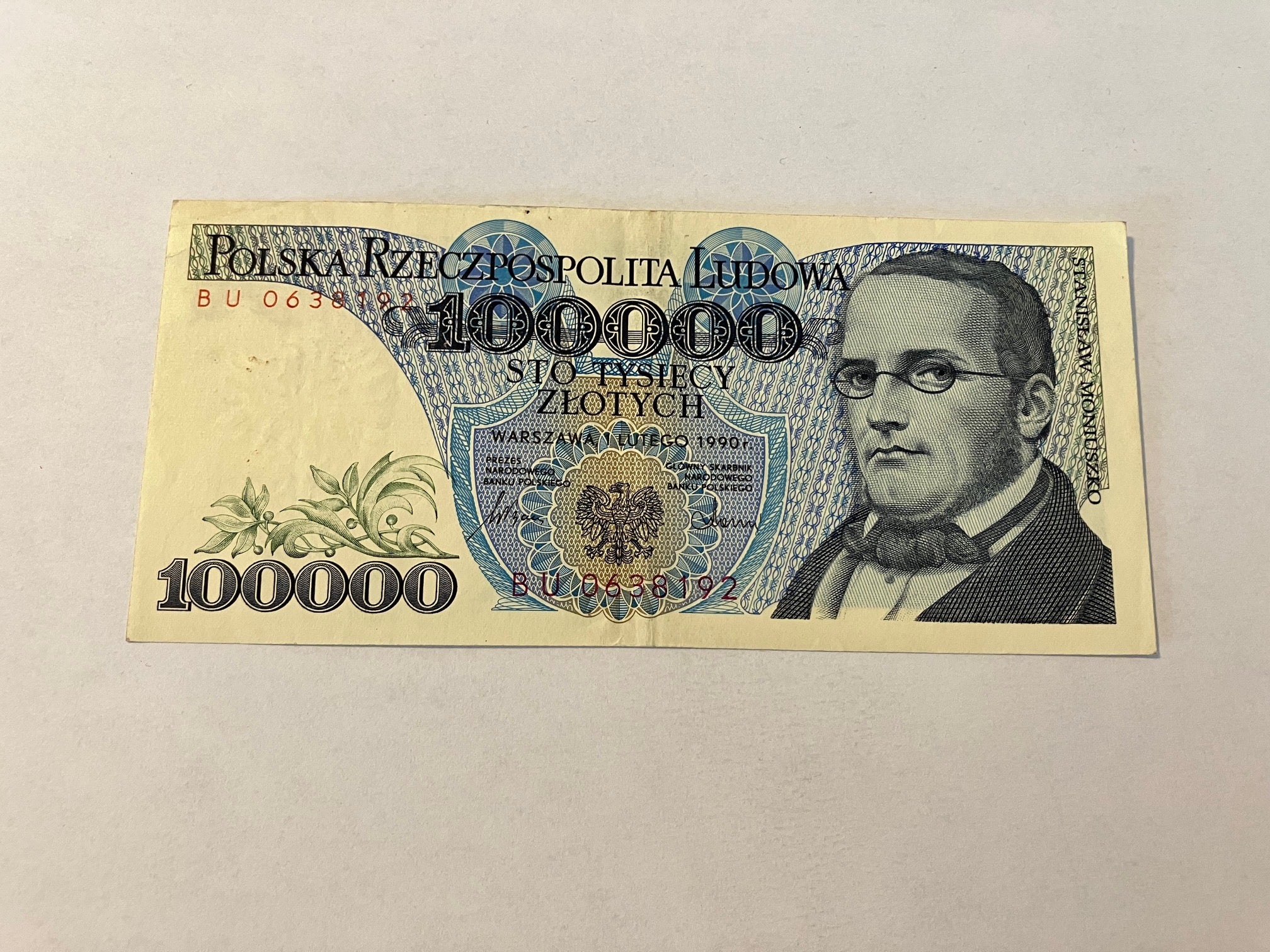 100000 Zlotych 1990 Poland