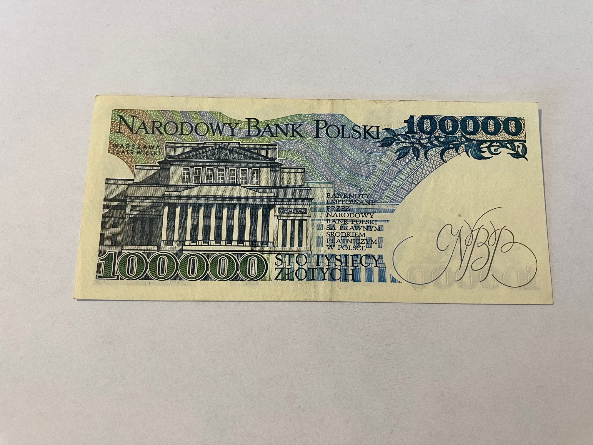 100000 Zlotych 1990 Poland