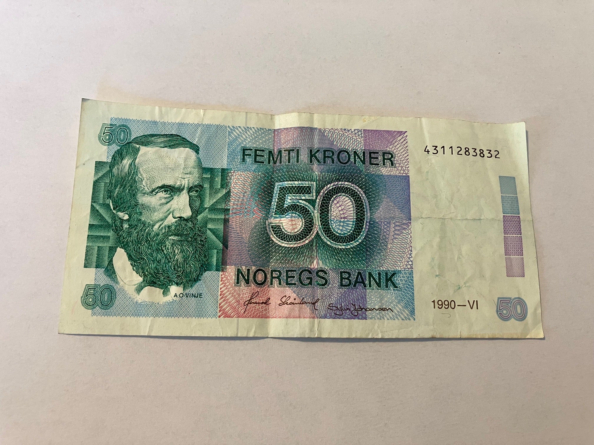 50 Kroner Norge 1990